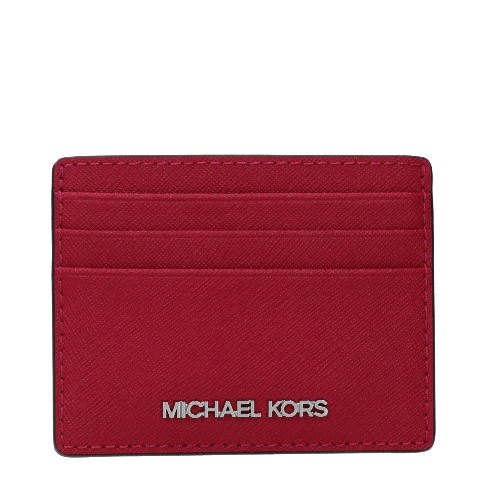Michael Kors Women's Document Holders Leather Raspberry