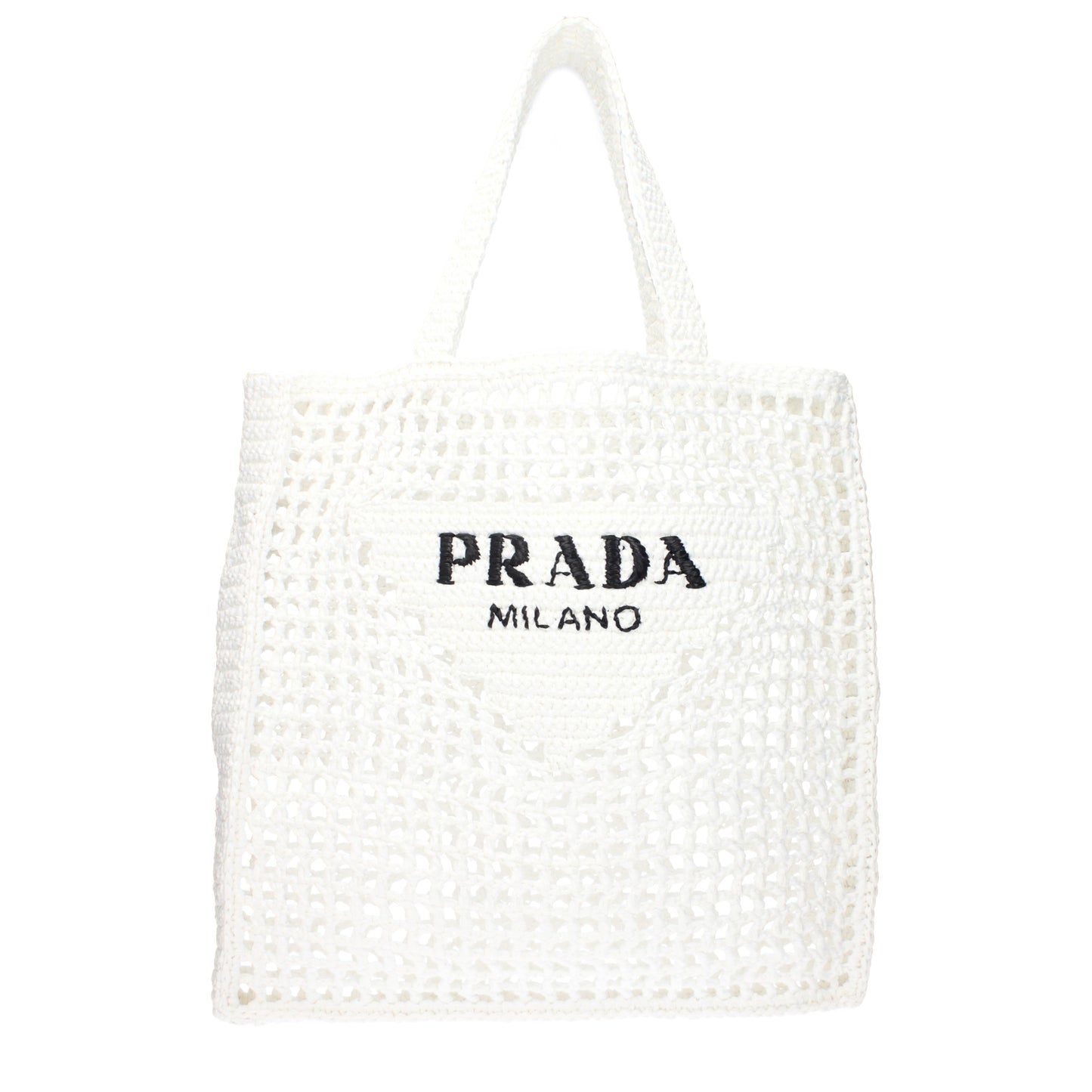 Prada Women's Shoulder Bags Raffia