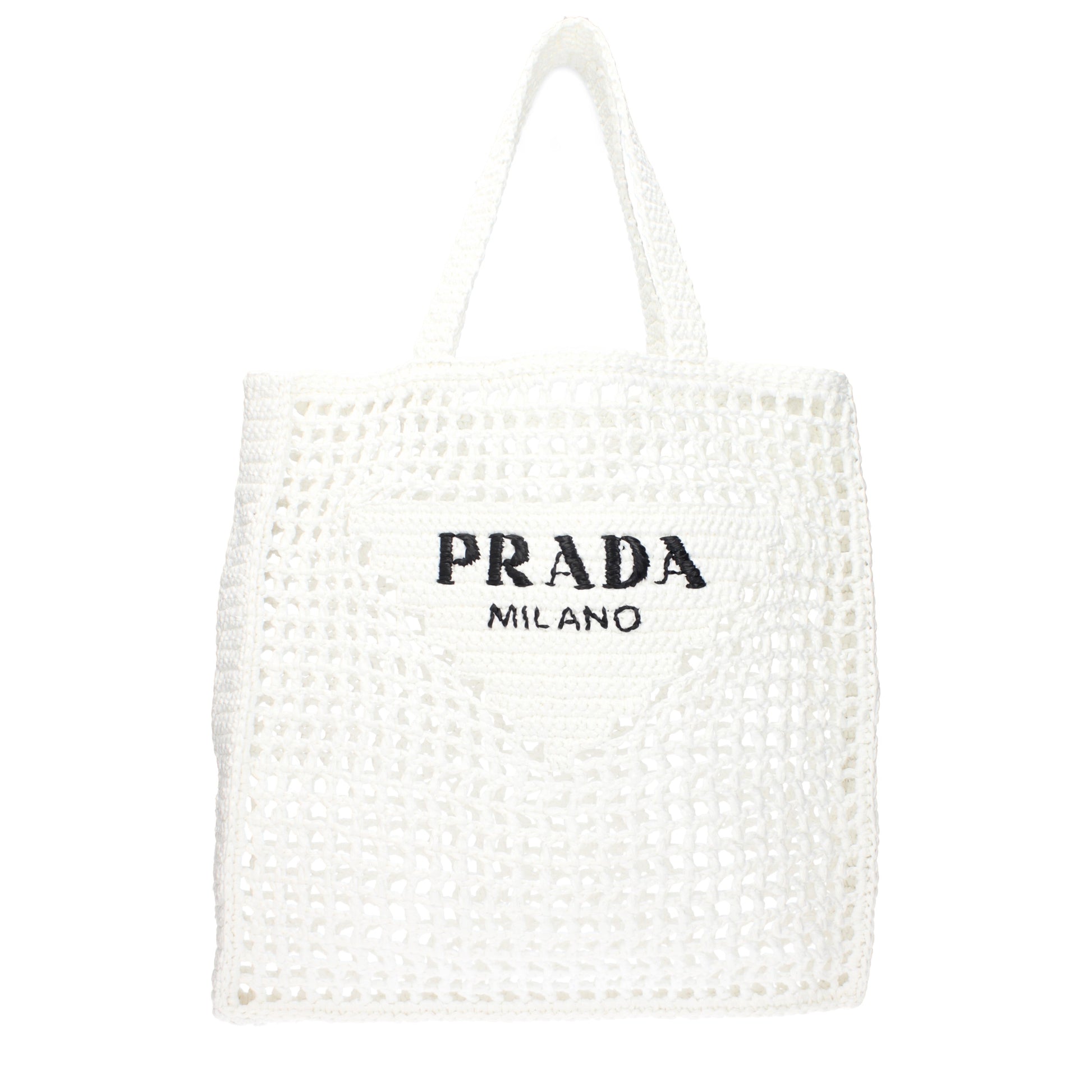 Prada Women's Shoulder Bags Raffia