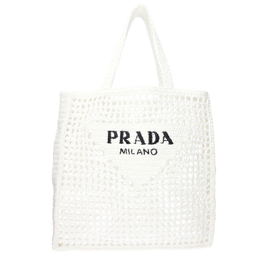 Prada Women's Shoulder Bags Raffia