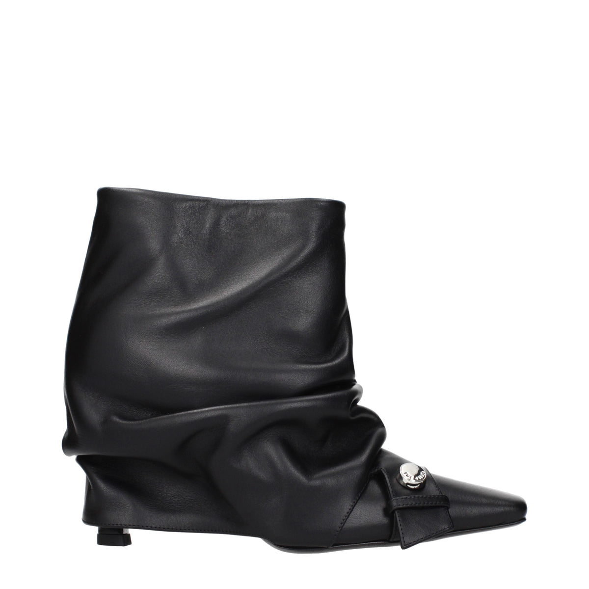 The Attico Ankle Boots Women Leather Black
