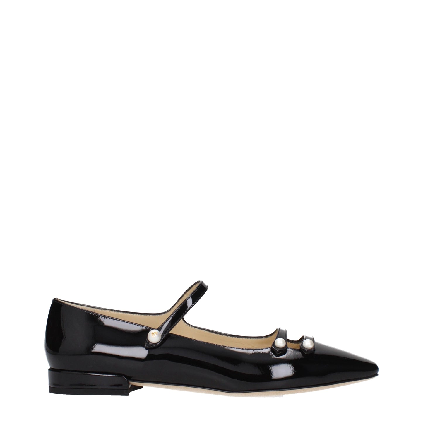 Jimmy Choo Ballet Flats Women Patent Leather Black