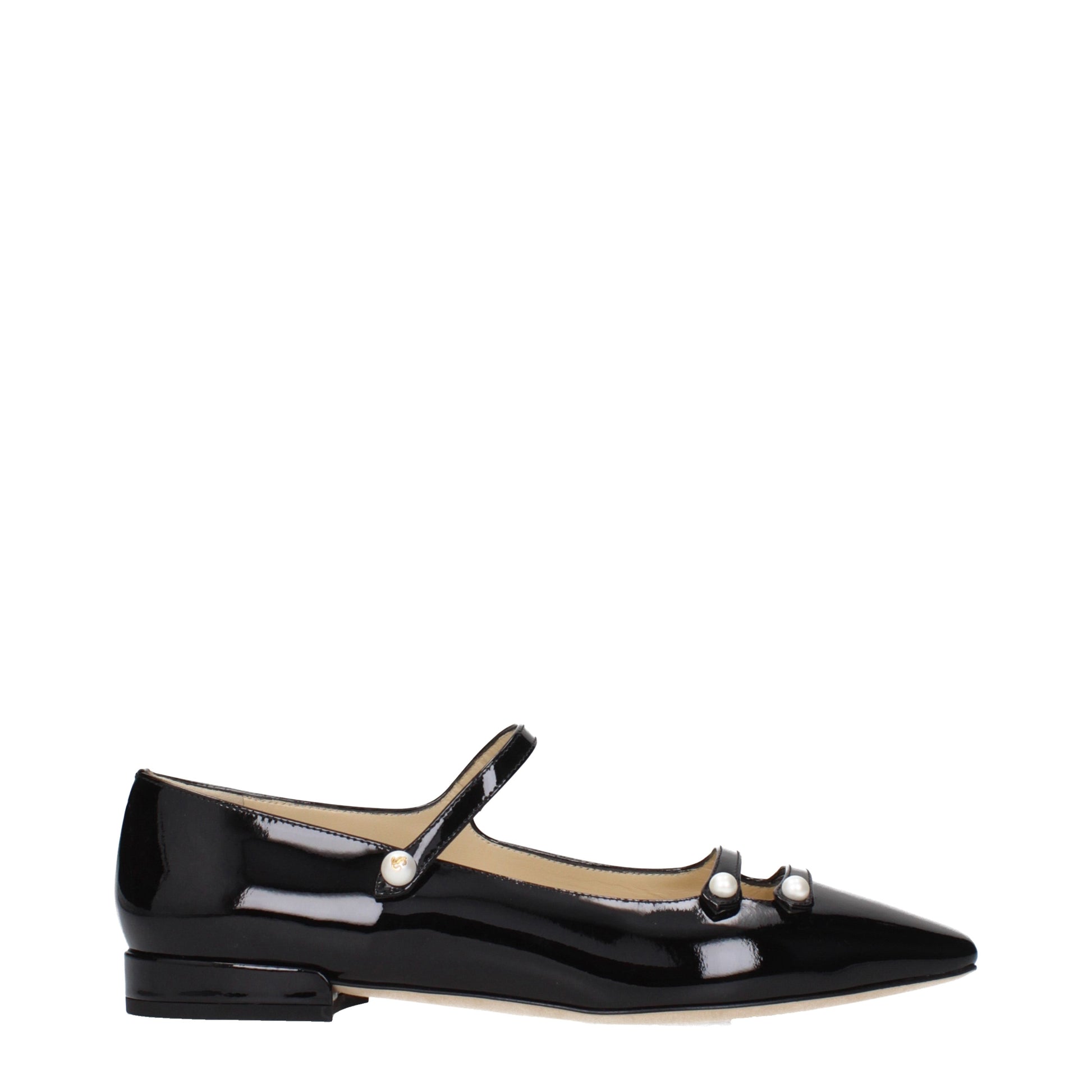 Jimmy Choo Ballet Flats Women Patent Leather Black