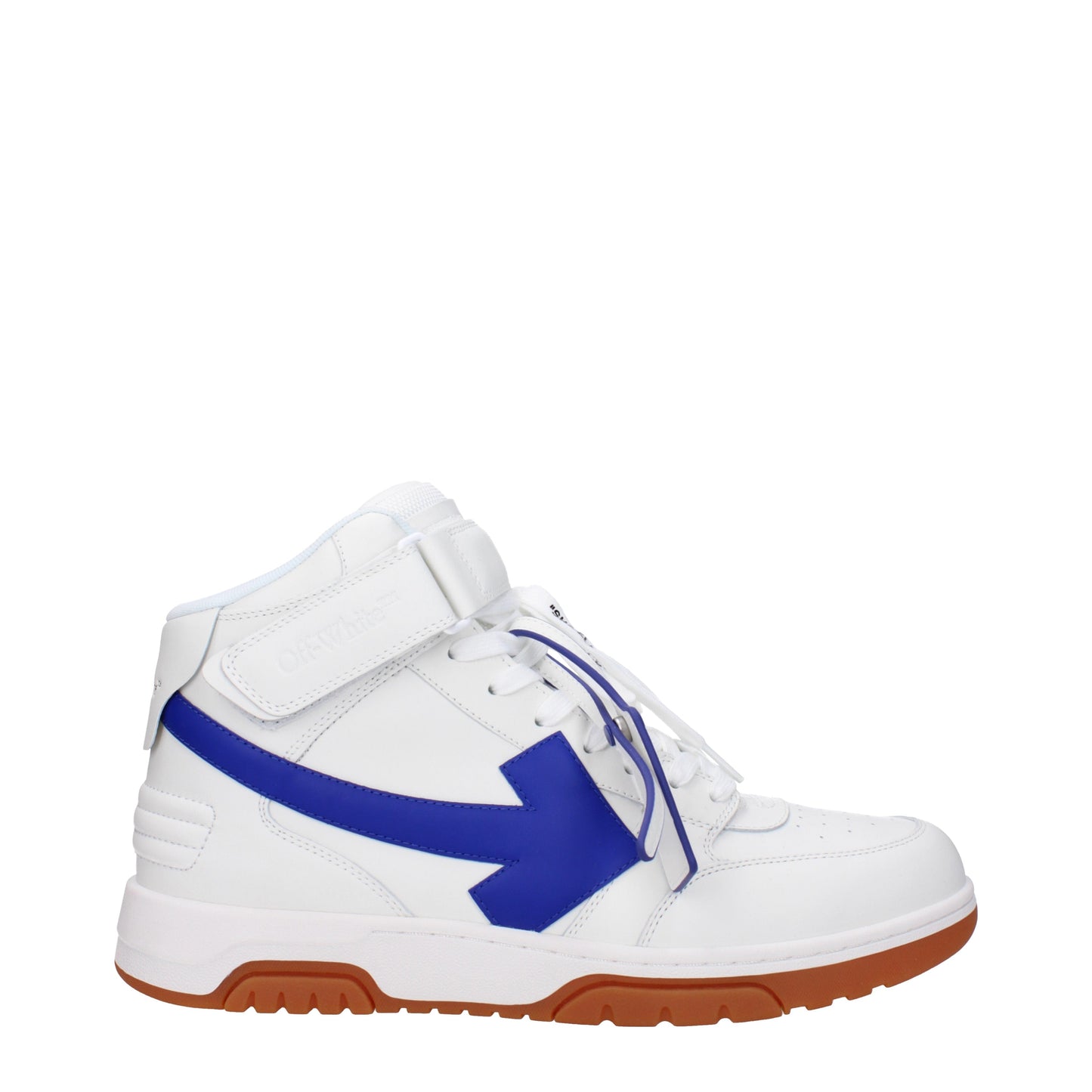 Off-White Men's Sneakers in Leather White/Blue