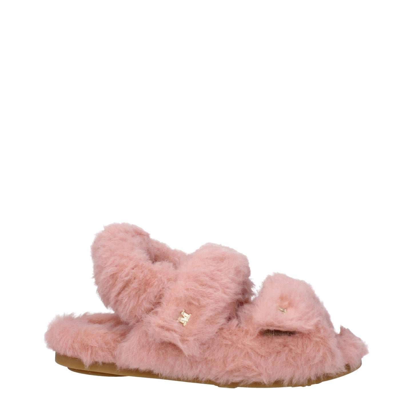 Max Mara Women's Sandals in Eco Fur Pink/Blush