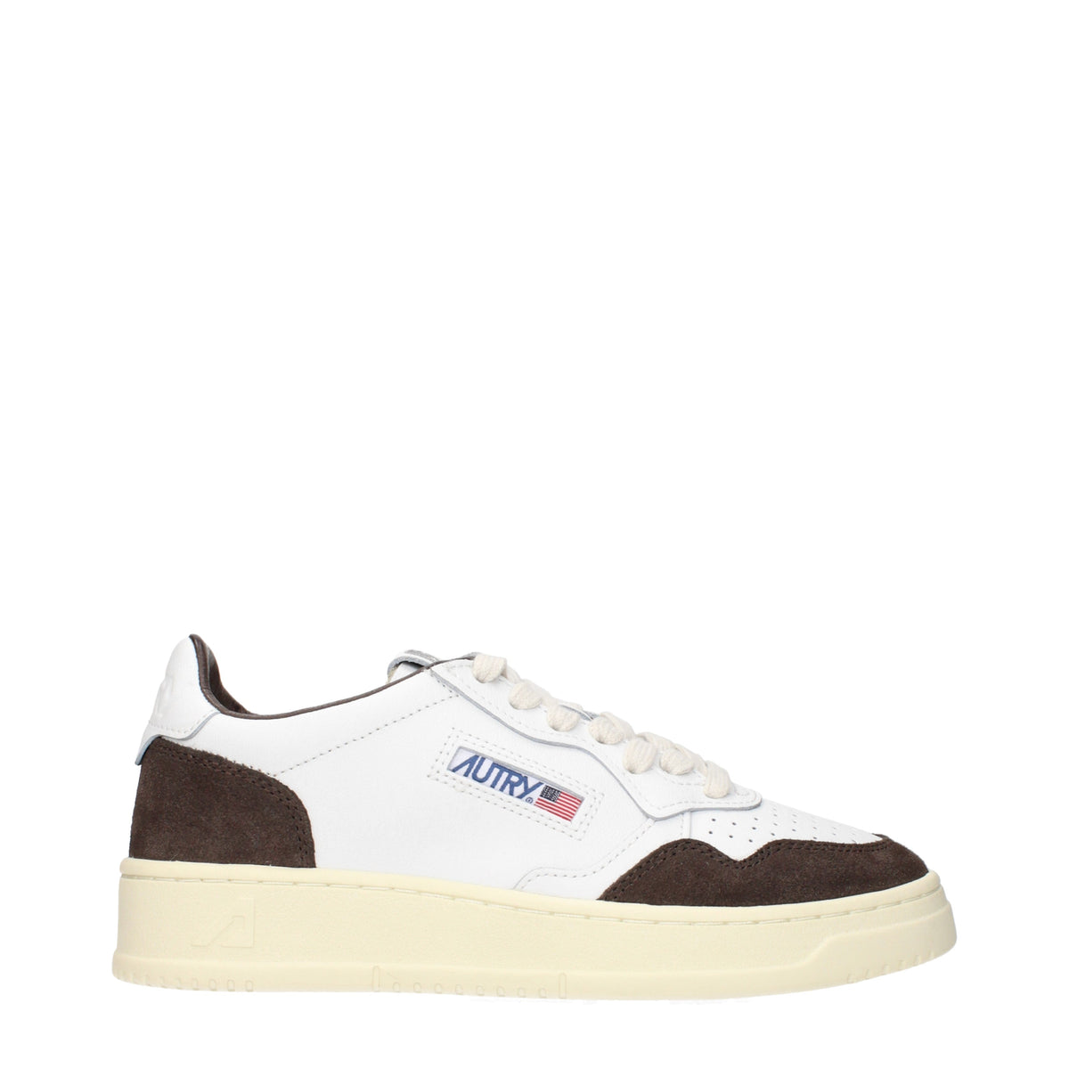 Autry Sneakers Women Leather White/Mahogany