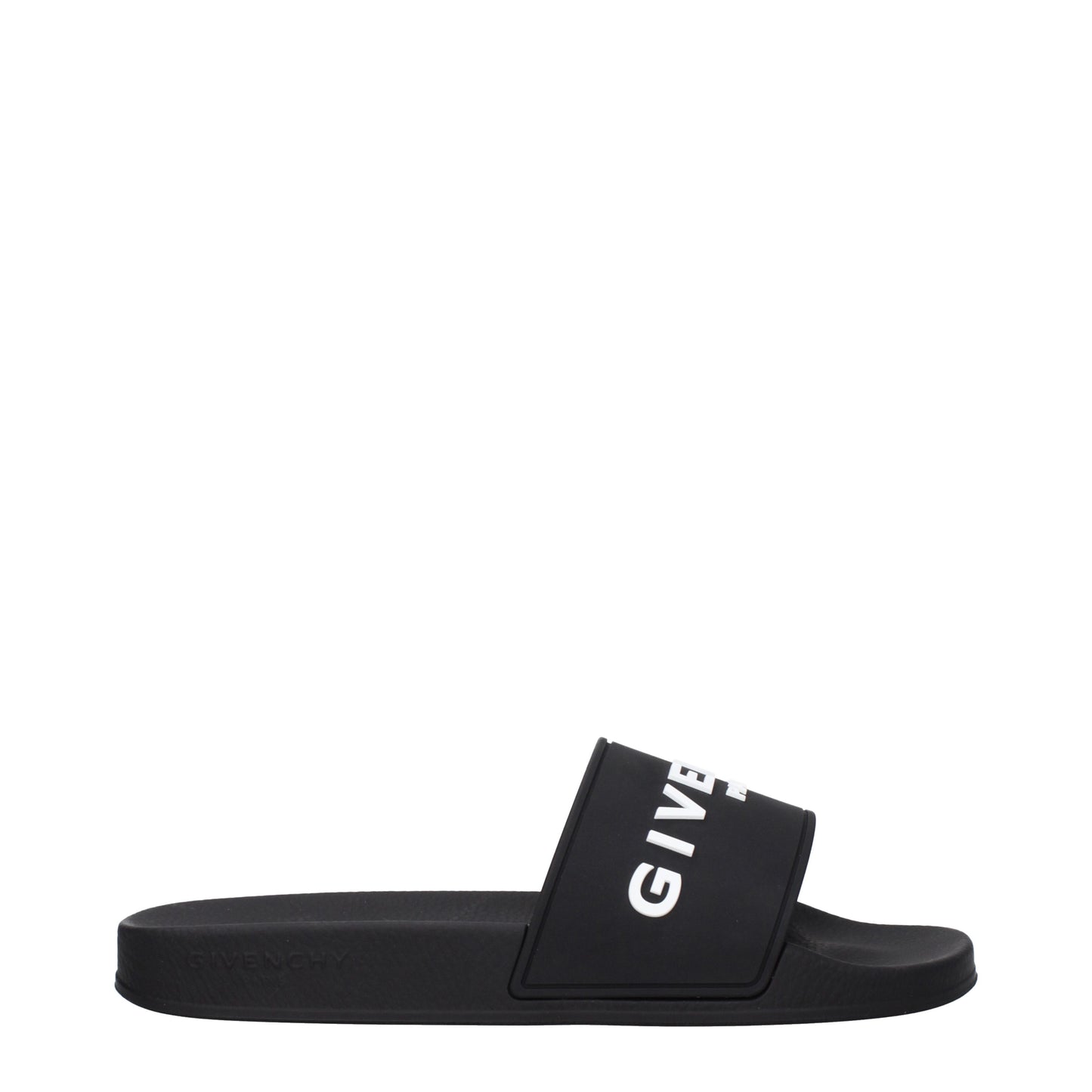 Givenchy Sandals & Slippers Men Rubber Black/White