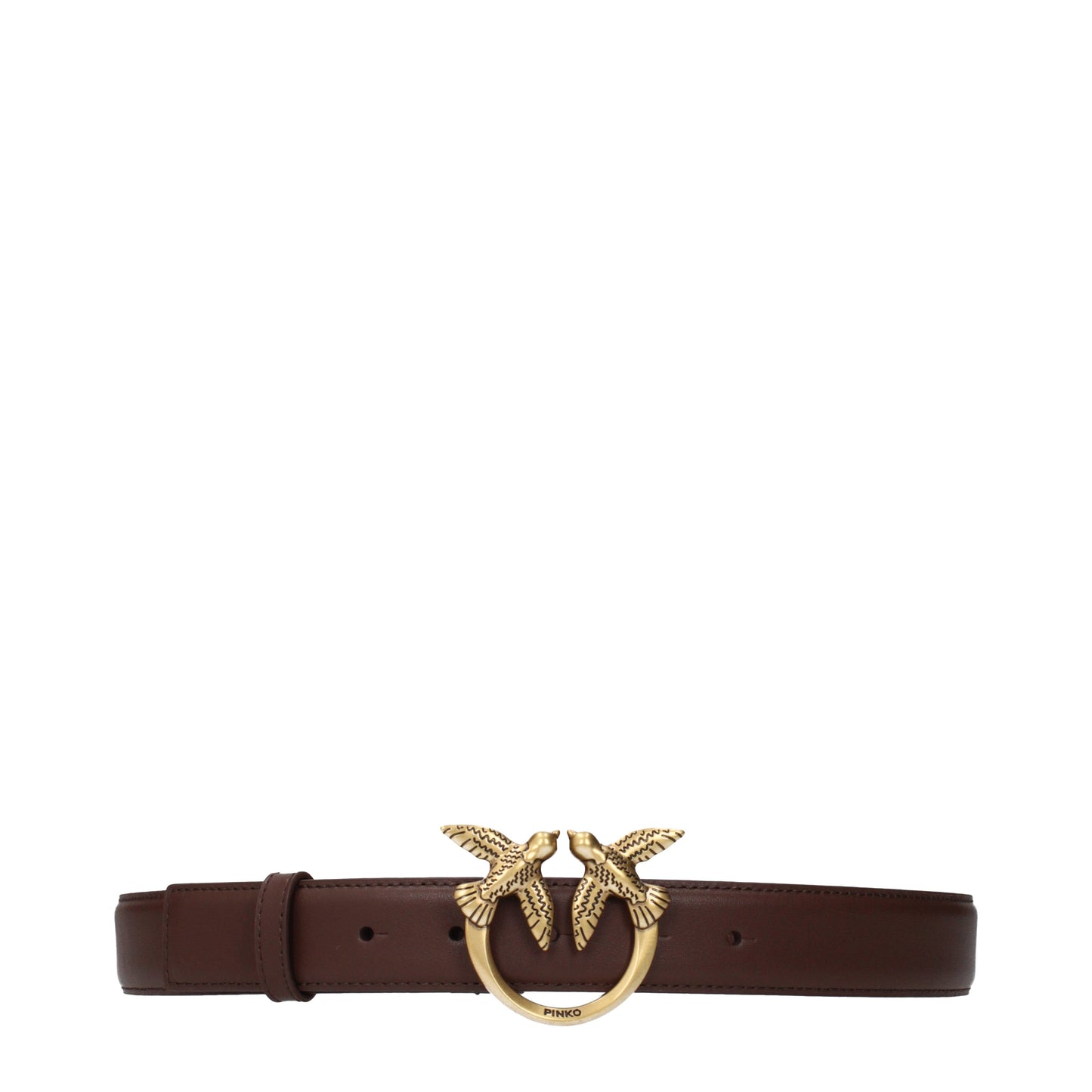 Pinko Belts Women Leather Brown