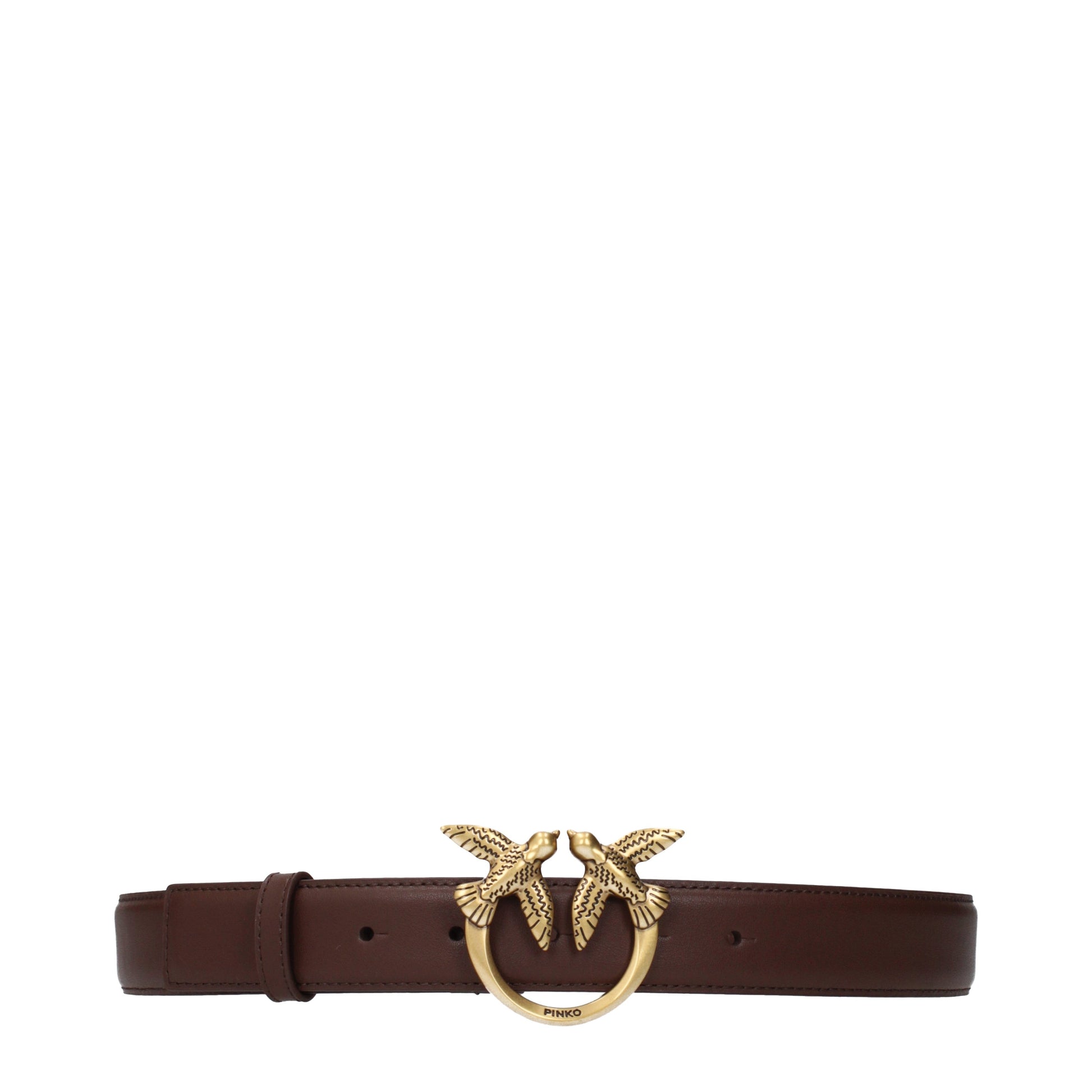 Pinko Belts Women Leather Brown