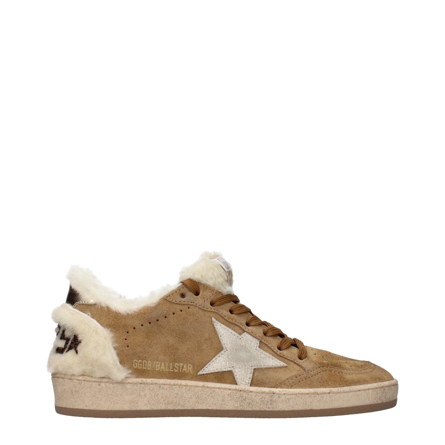 Golden Goose Sneakers Women Suede Brown/Cognac