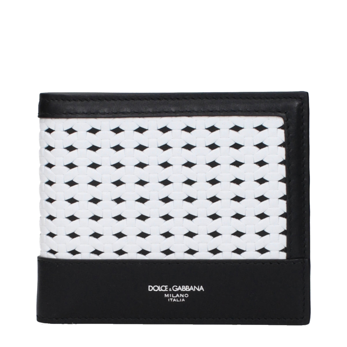 Dolce&Gabbana Wallets Men Leather Black/White