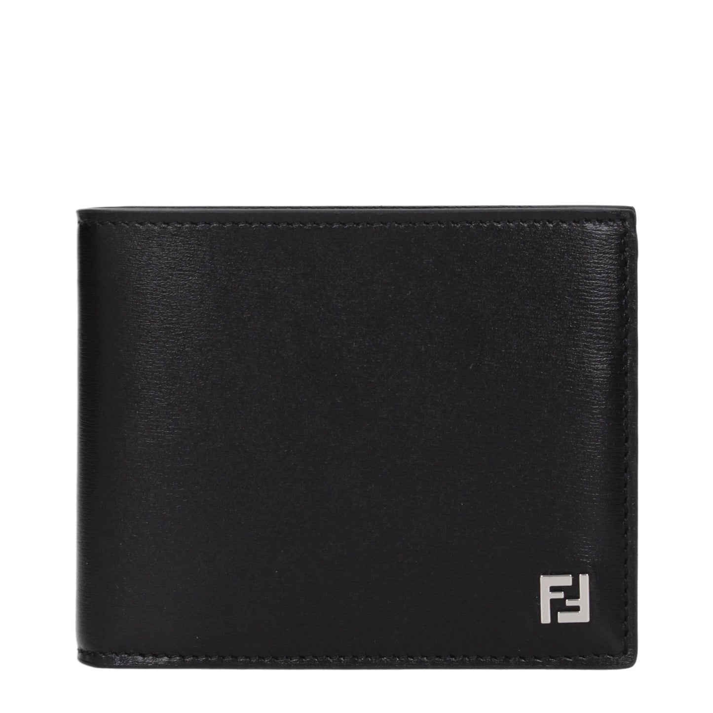 Fendi Wallets Men Leather Black