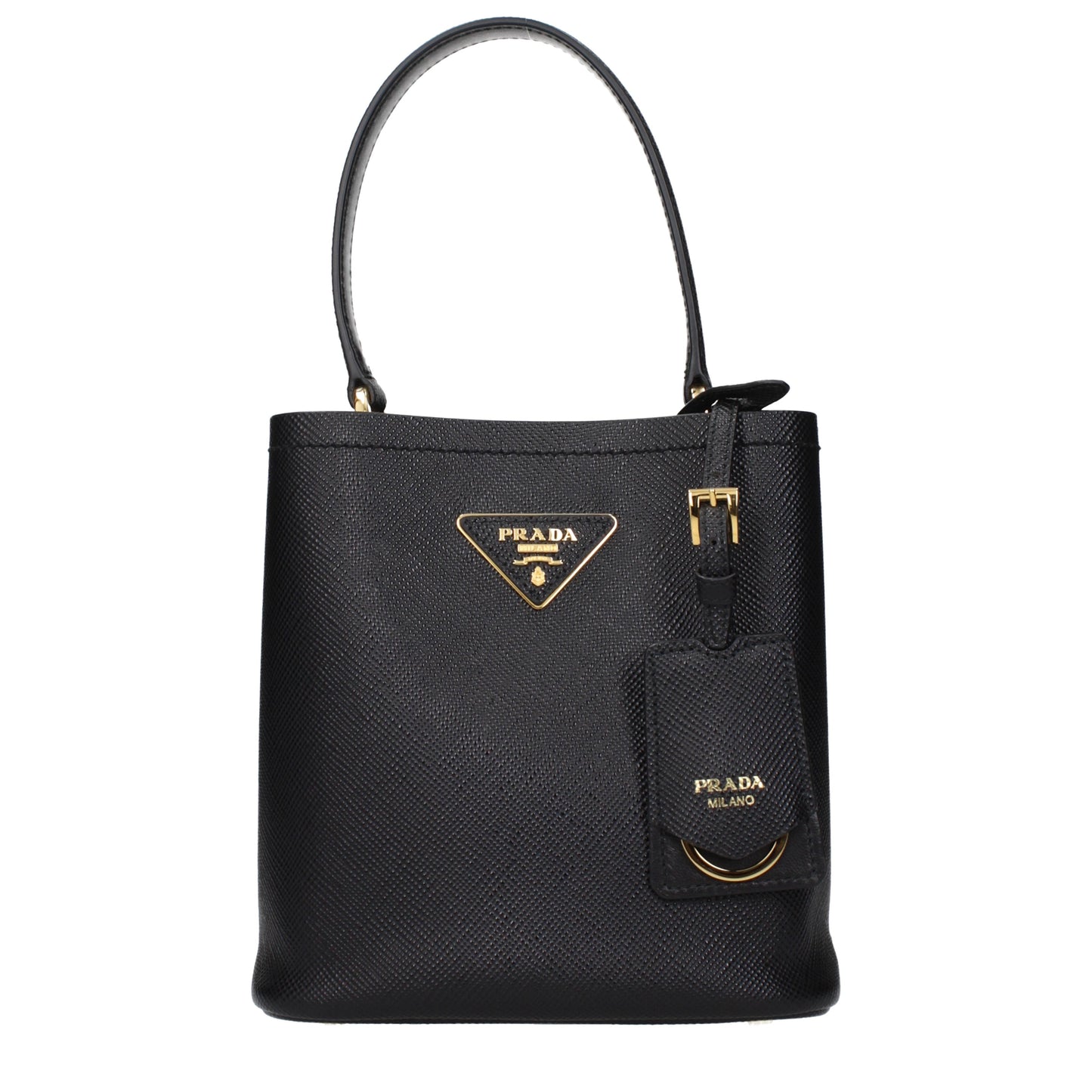 Prada Handbags Women Leather Black