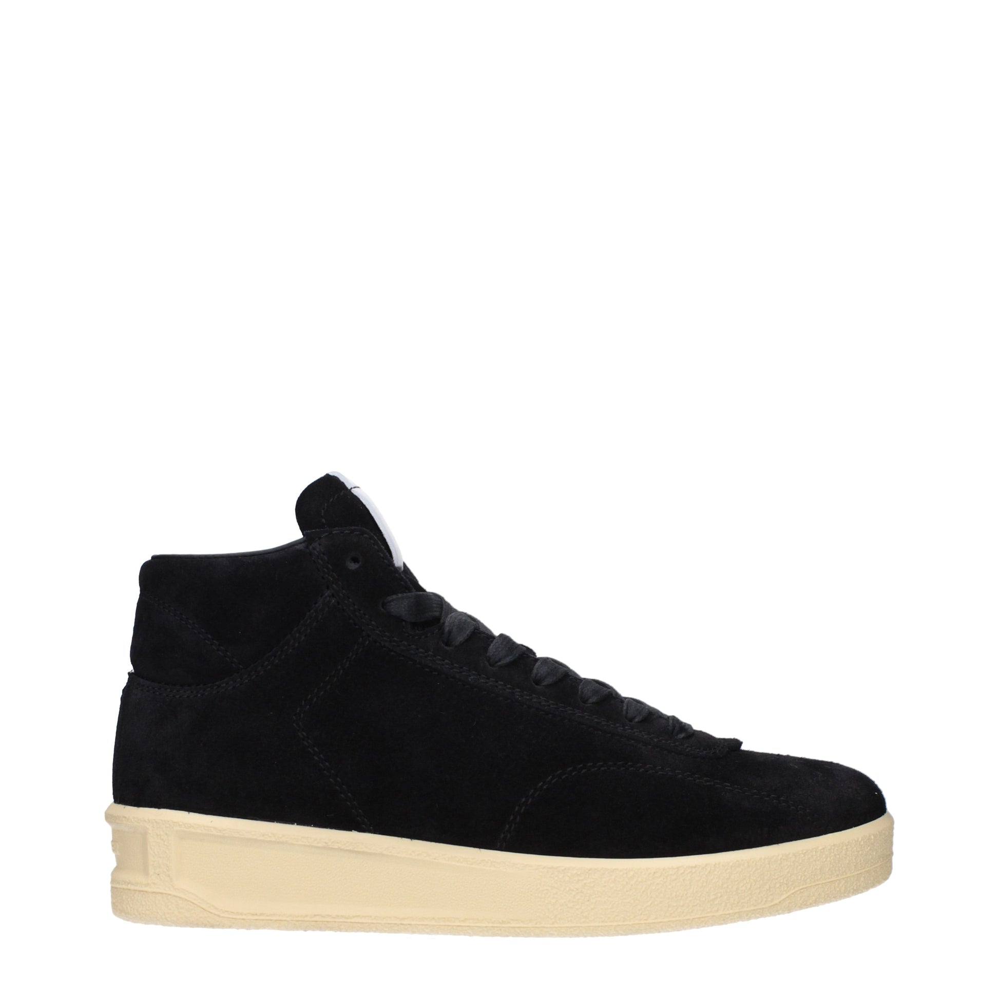 Jil Sander Sneakers Men Suede Black
