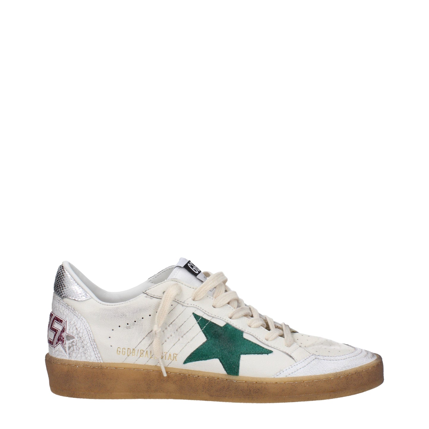 Golden Goose Men's Sneakers in Leather Beige/Green