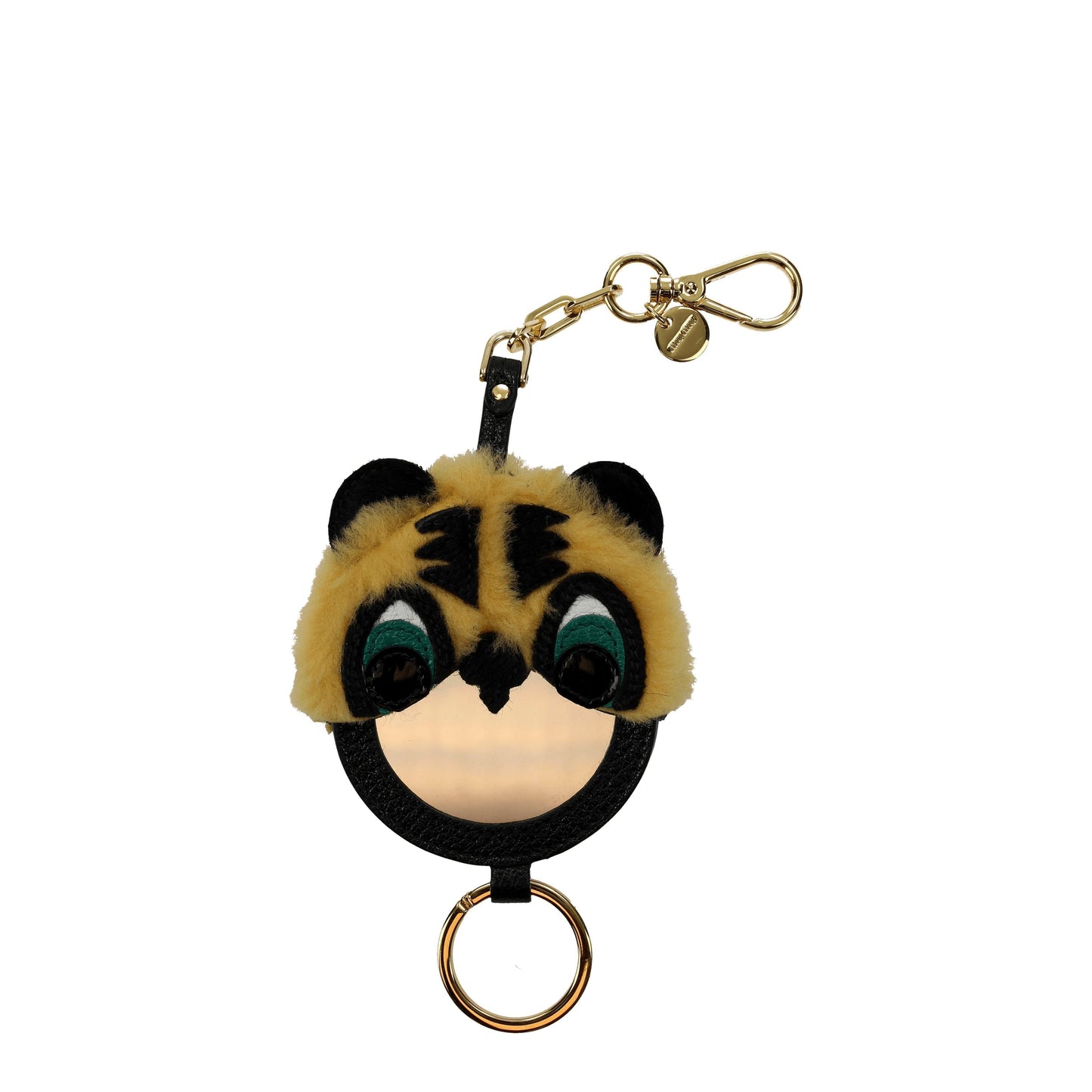 Miu Miu Keychain Women Fur  Black