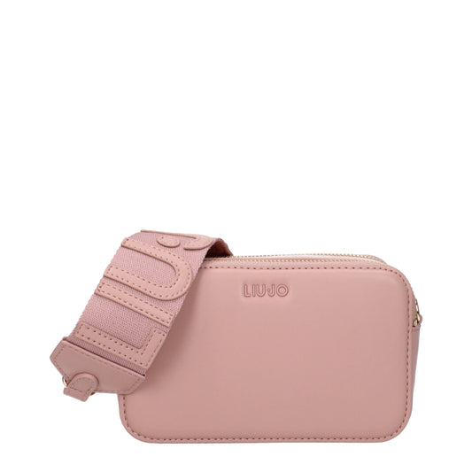 Liu Jo Crossbody Bags Women Polyester Pink/Cameo