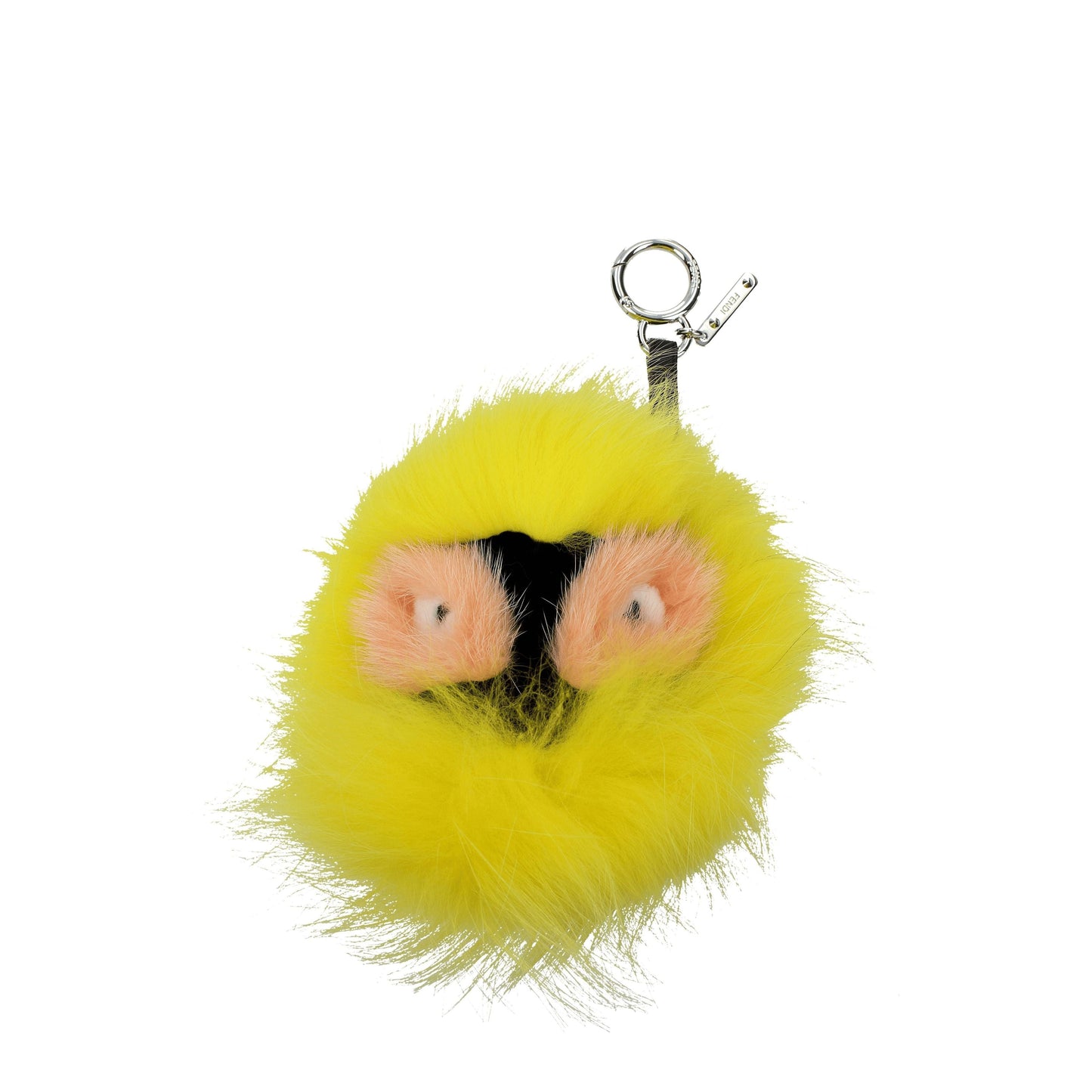 Fendi Keychain Women Fur  Yellow