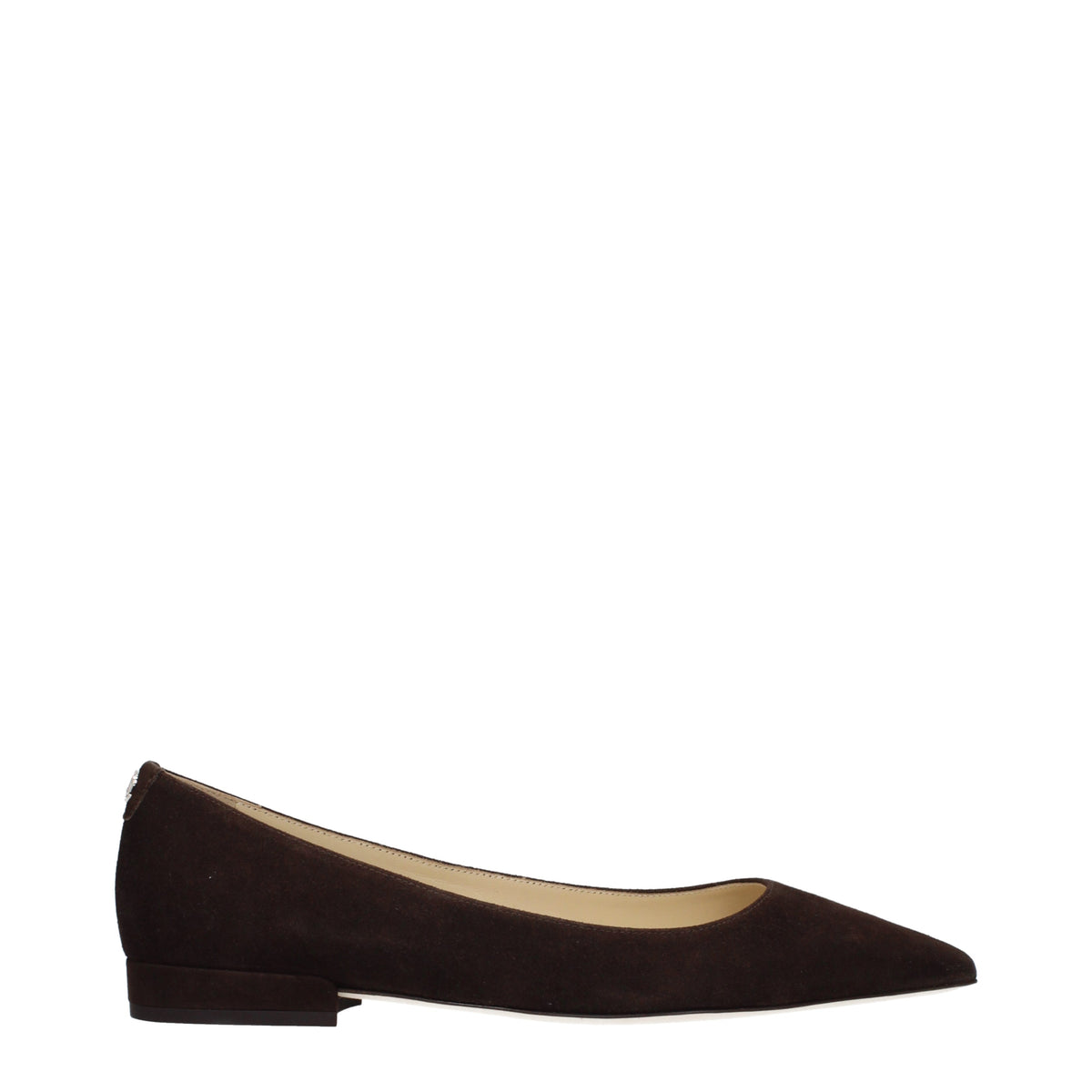 Jimmy Choo Ballet Flats Women Suede Brown/Chocolate