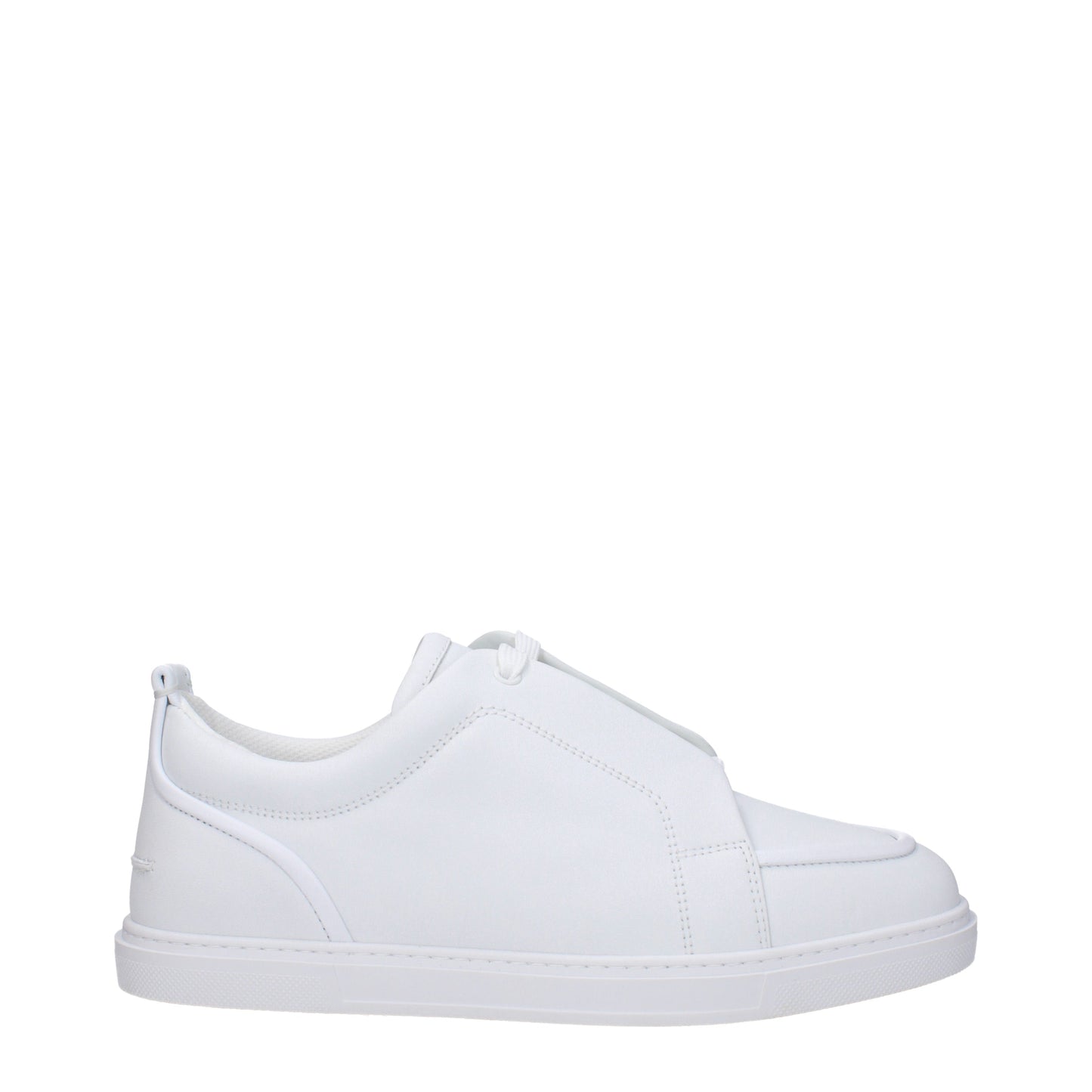 Louboutin Men's Sneakers in Leather White