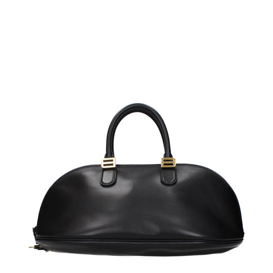 Balenciaga Handbags Women Leather Black