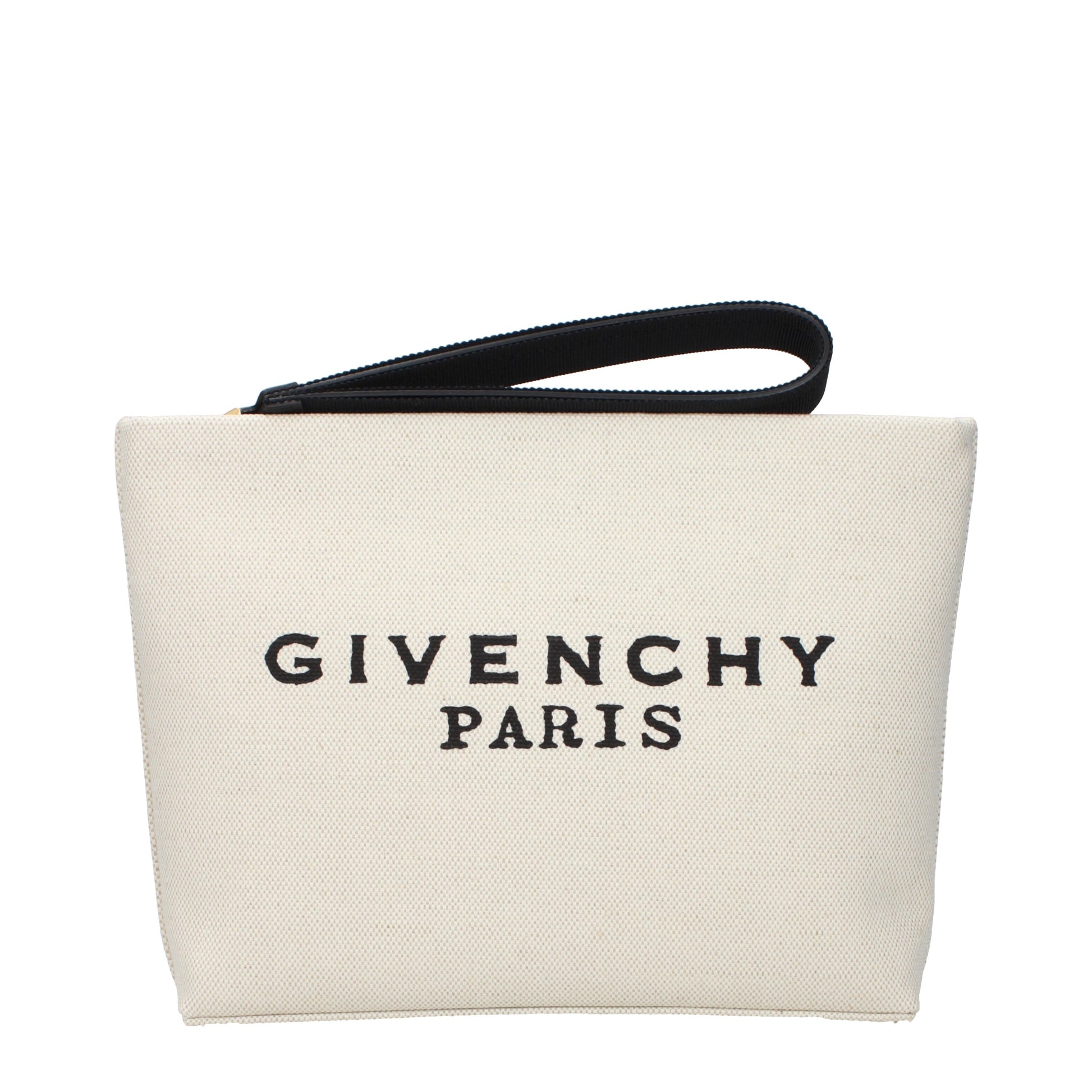 Givenchy Clutches Women Fabric  Beige/Black