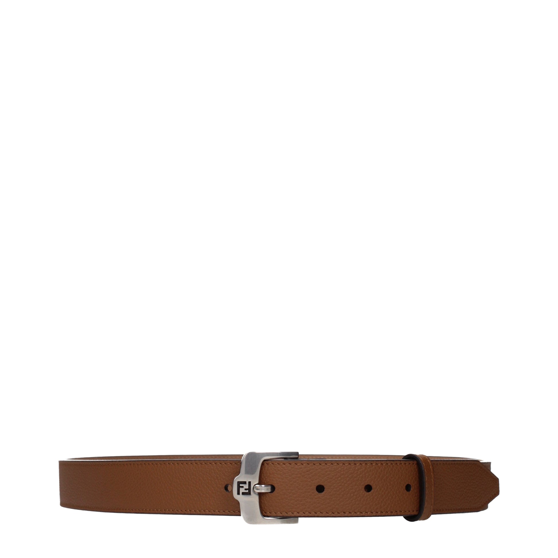 Fendi Belts Men Leather Brown/Leather