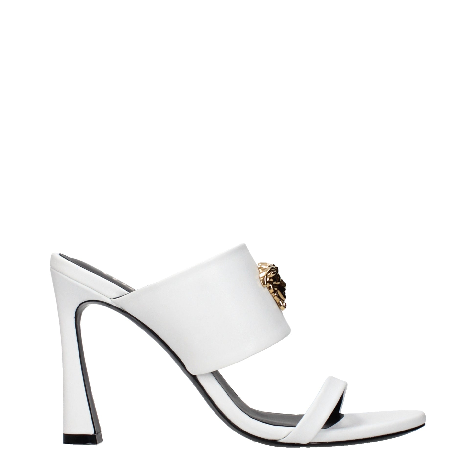 Versace Sandals Women Leather White