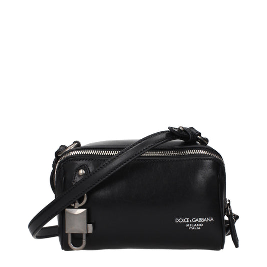 Dolce&Gabbana Crossbody Bags Women Leather Black