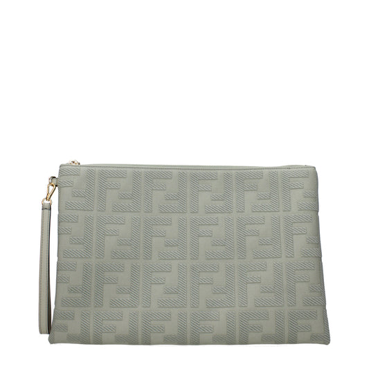 Fendi Women's Clutches Fabric Tea