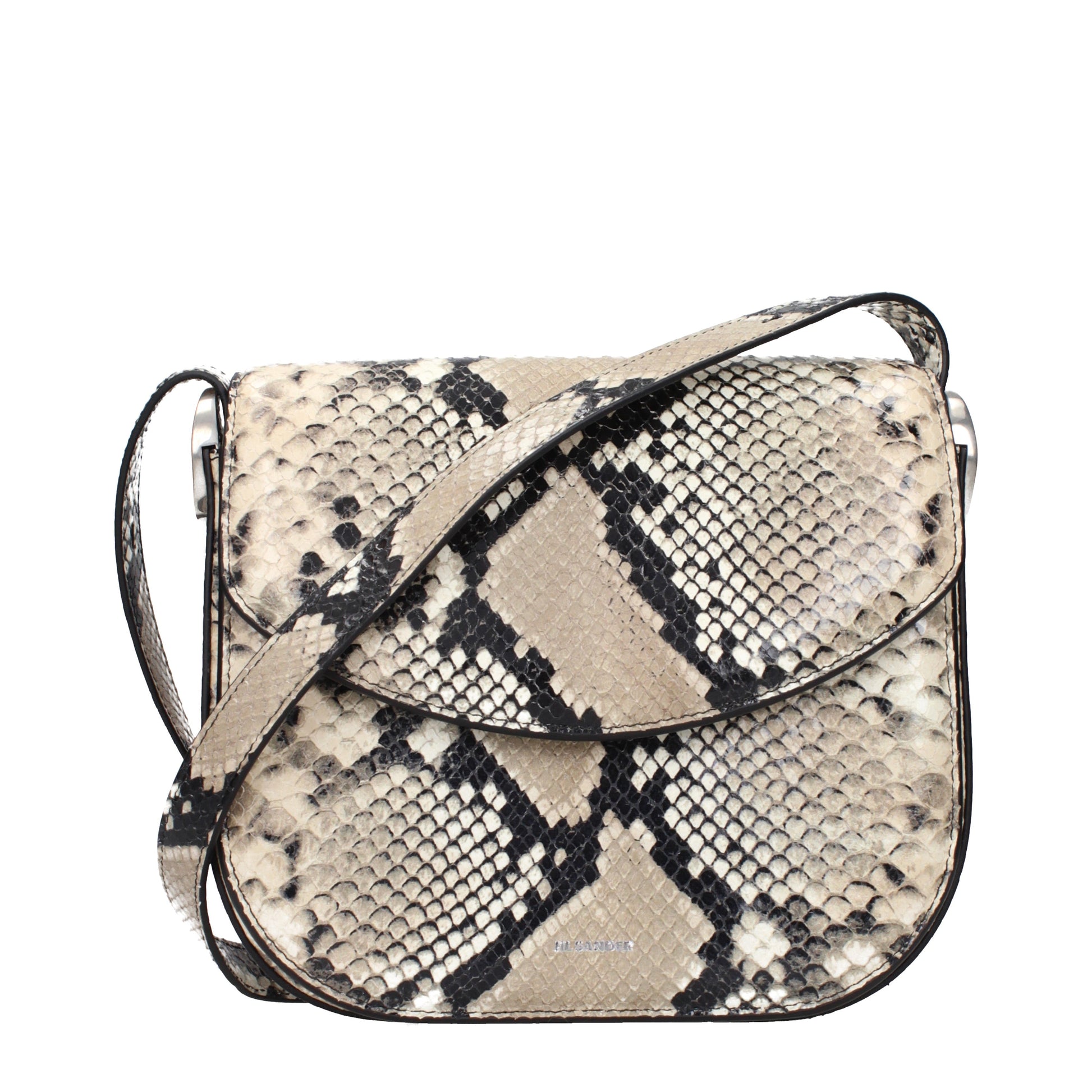 Jil Sander Crossbody Bags Women Leather Beige