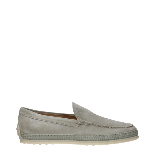 Tod's Espadrilles Men Suede Green/Light Green