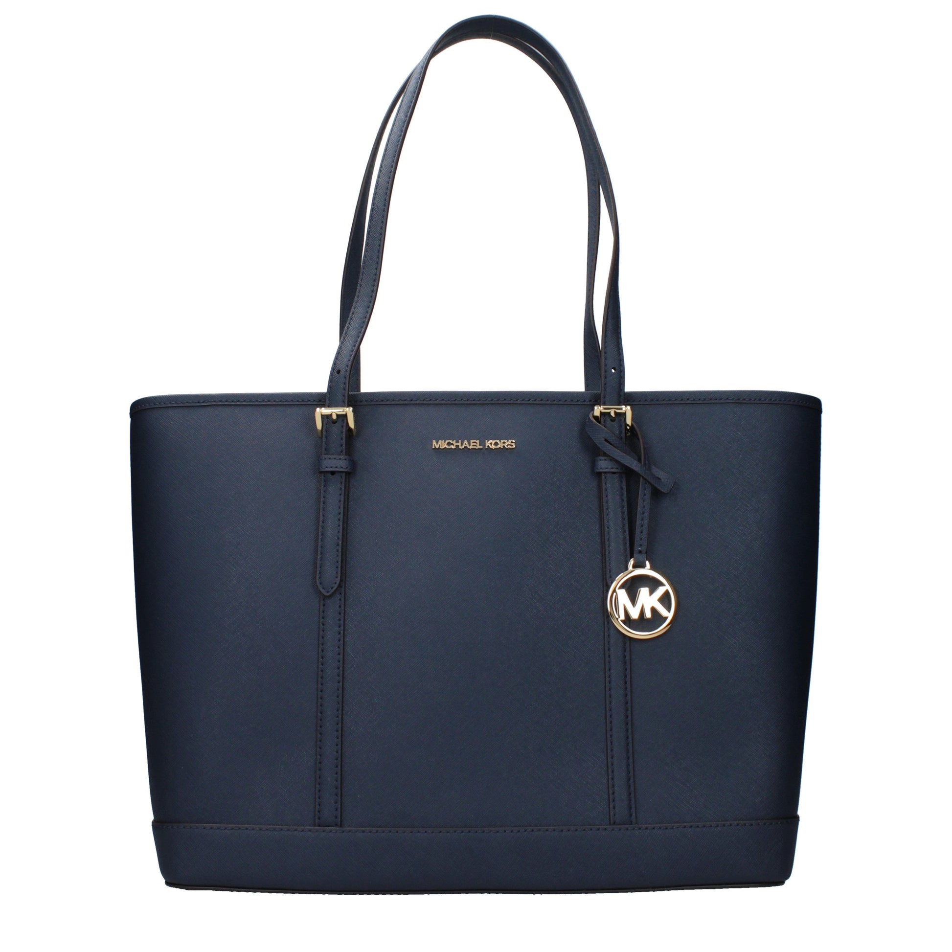Michael Kors Shoulder Bags Women Leather Blue/Blue Navy