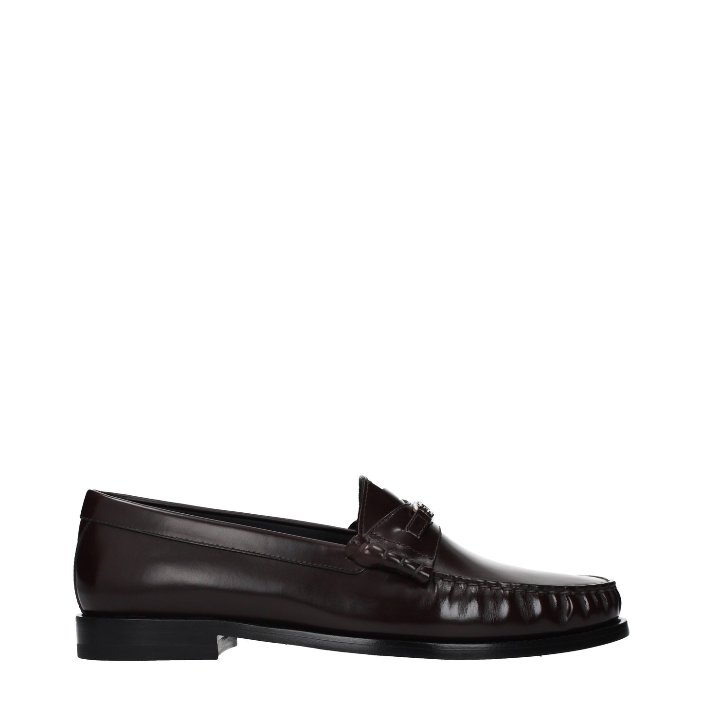 Celine Loafers Men Leather Brown/Dark Brown