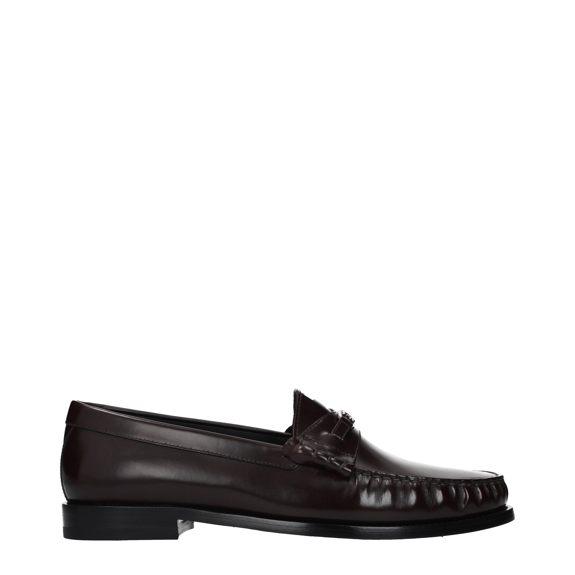 Celine Loafers Men Leather Brown/Dark Brown