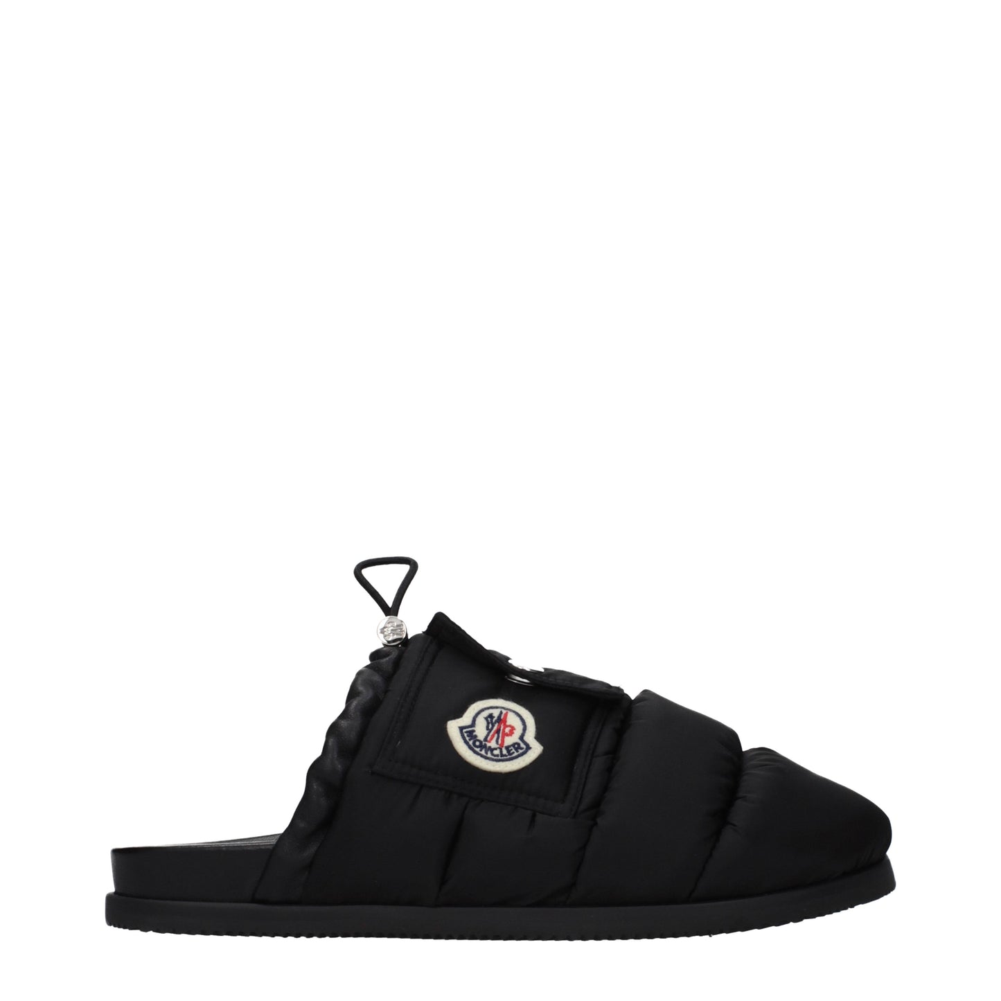 Moncler Slippers and Clogs Women Fabric  Black