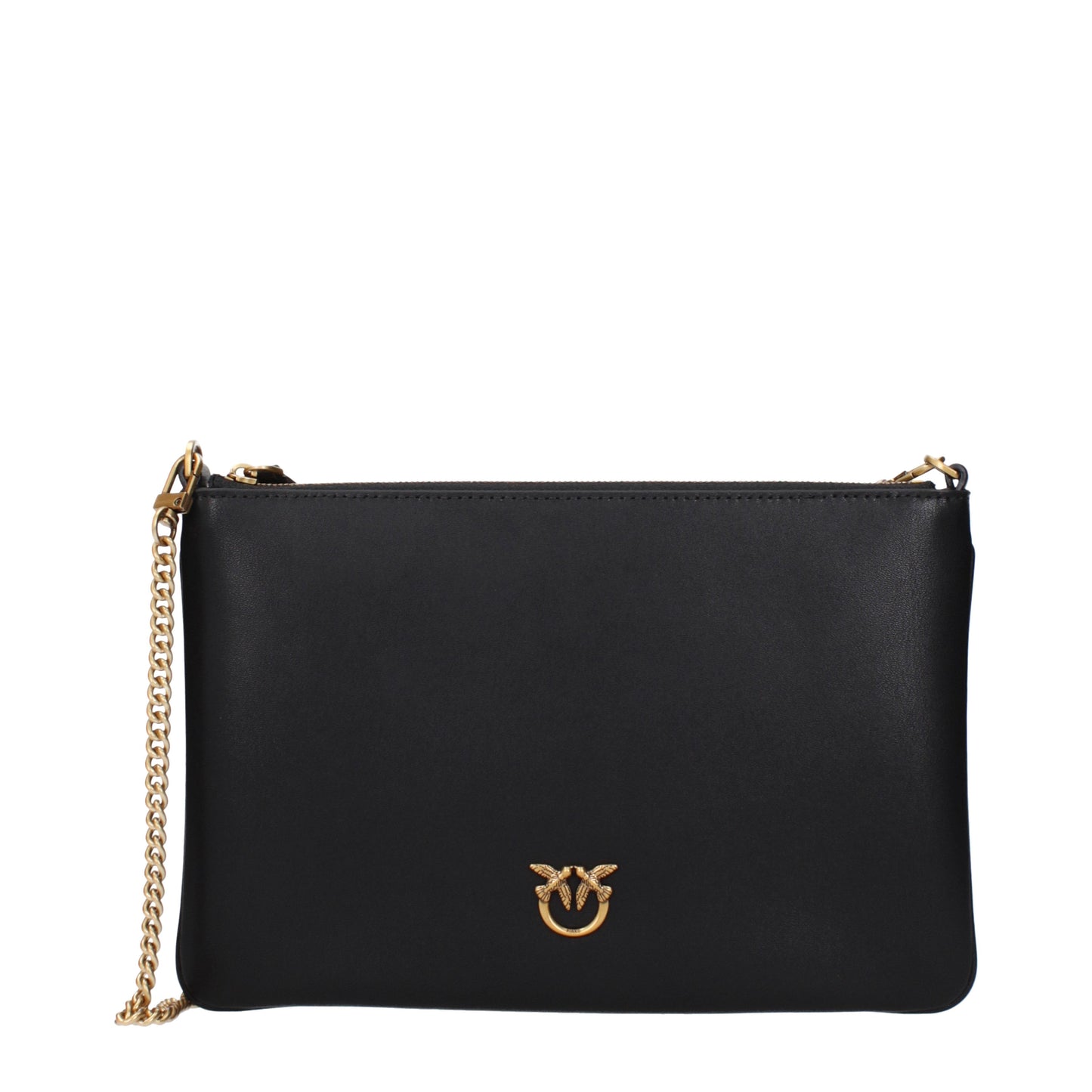 Pinko Crossbody Bags Women Leather Black