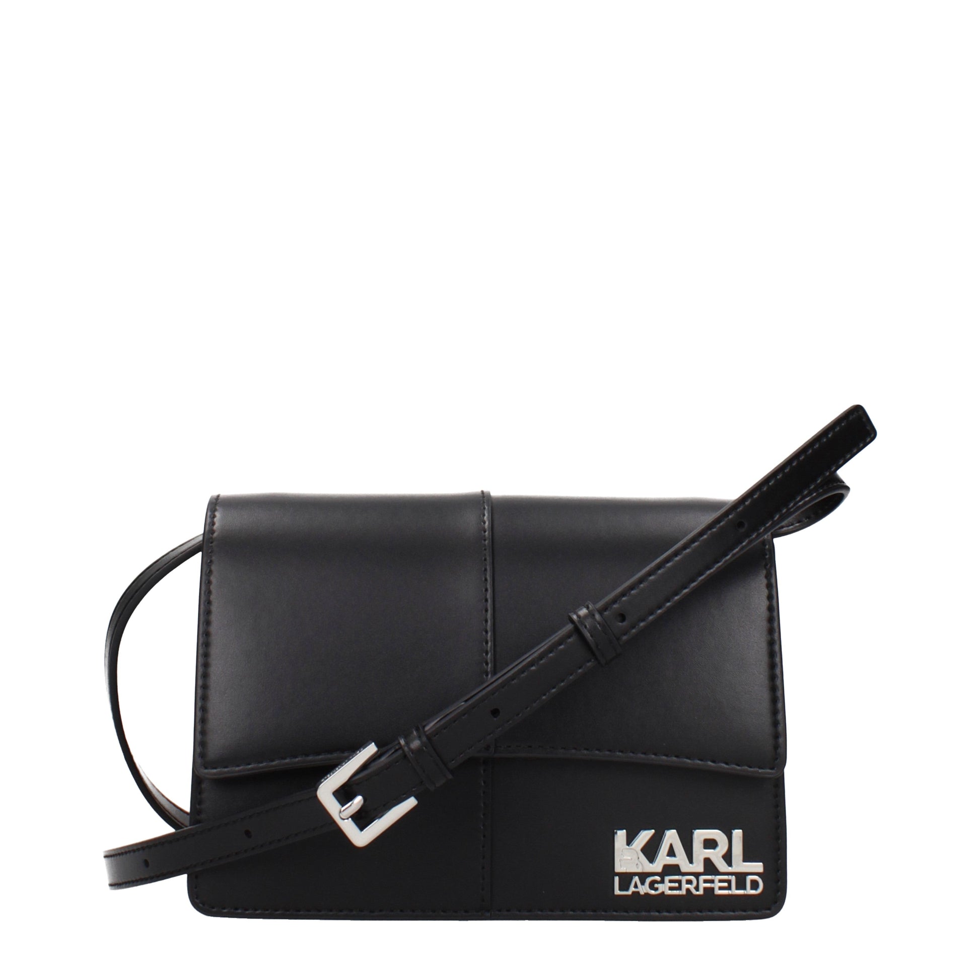 Karl Lagerfeld Crossbody Bags Women Polyurethane Black