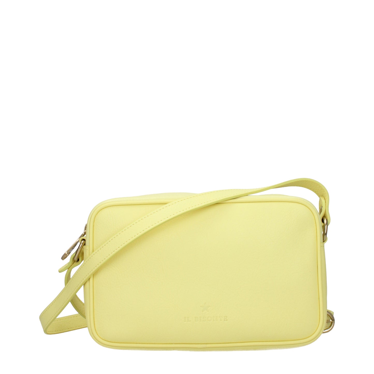 Il Bisonte Crossbody Bags Women Leather Yellow/Pastel Yellow