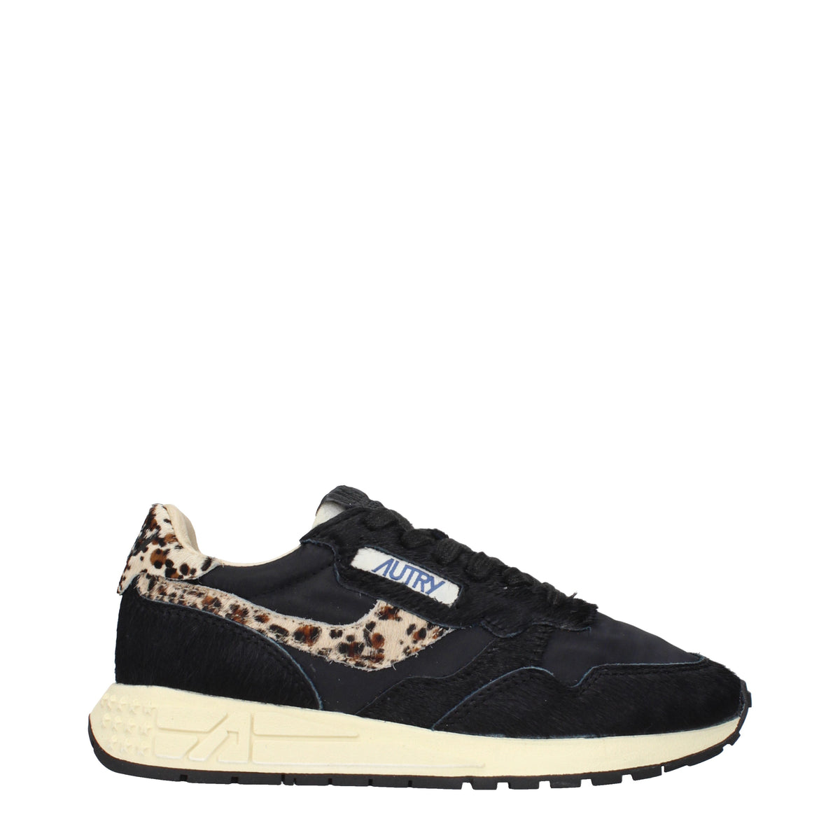 Autry Sneakers Women Fabric  Black/Leopard