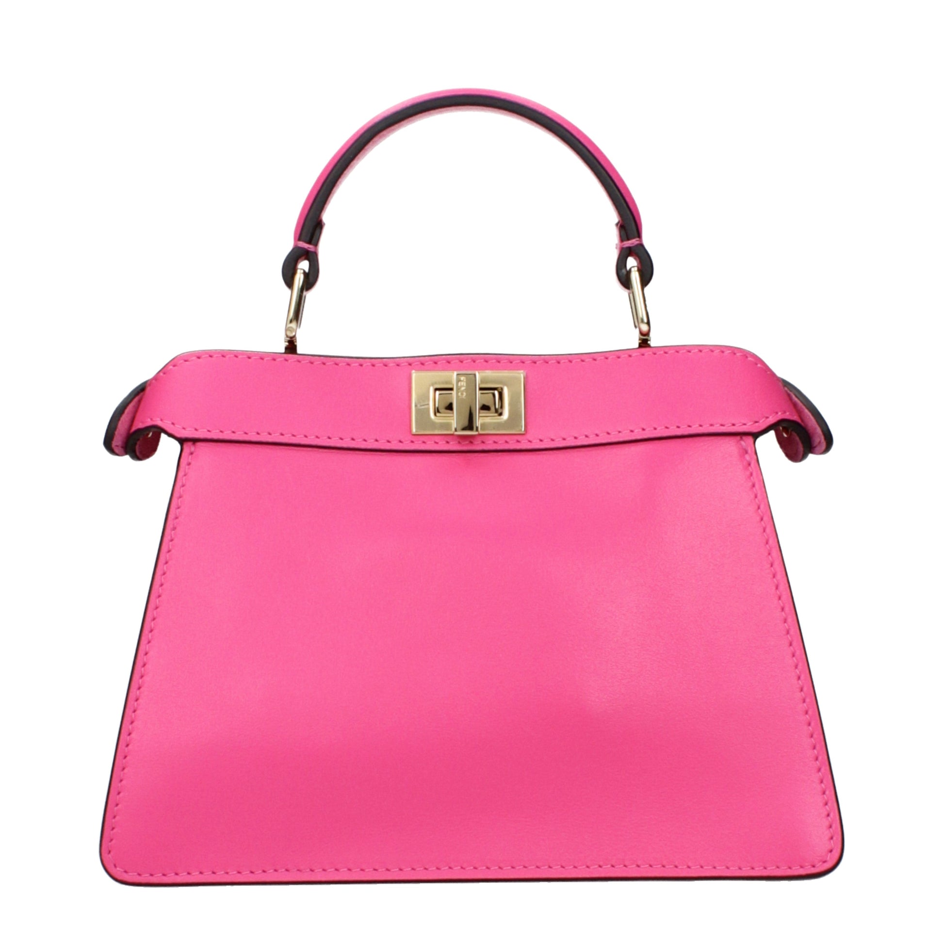 Fendi Handbags Women Leather Fuchsia