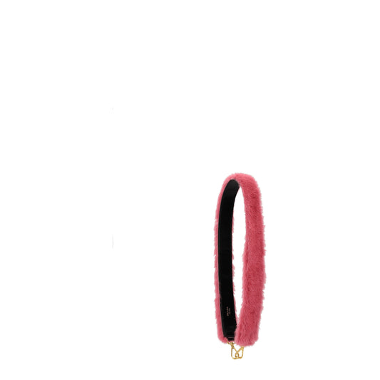 Prada Shoulder Straps Women Fur  Pink