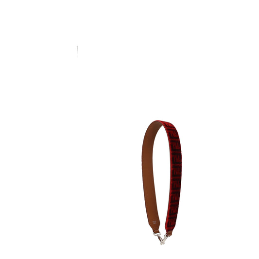 Fendi Shoulder Straps Women Leather Red