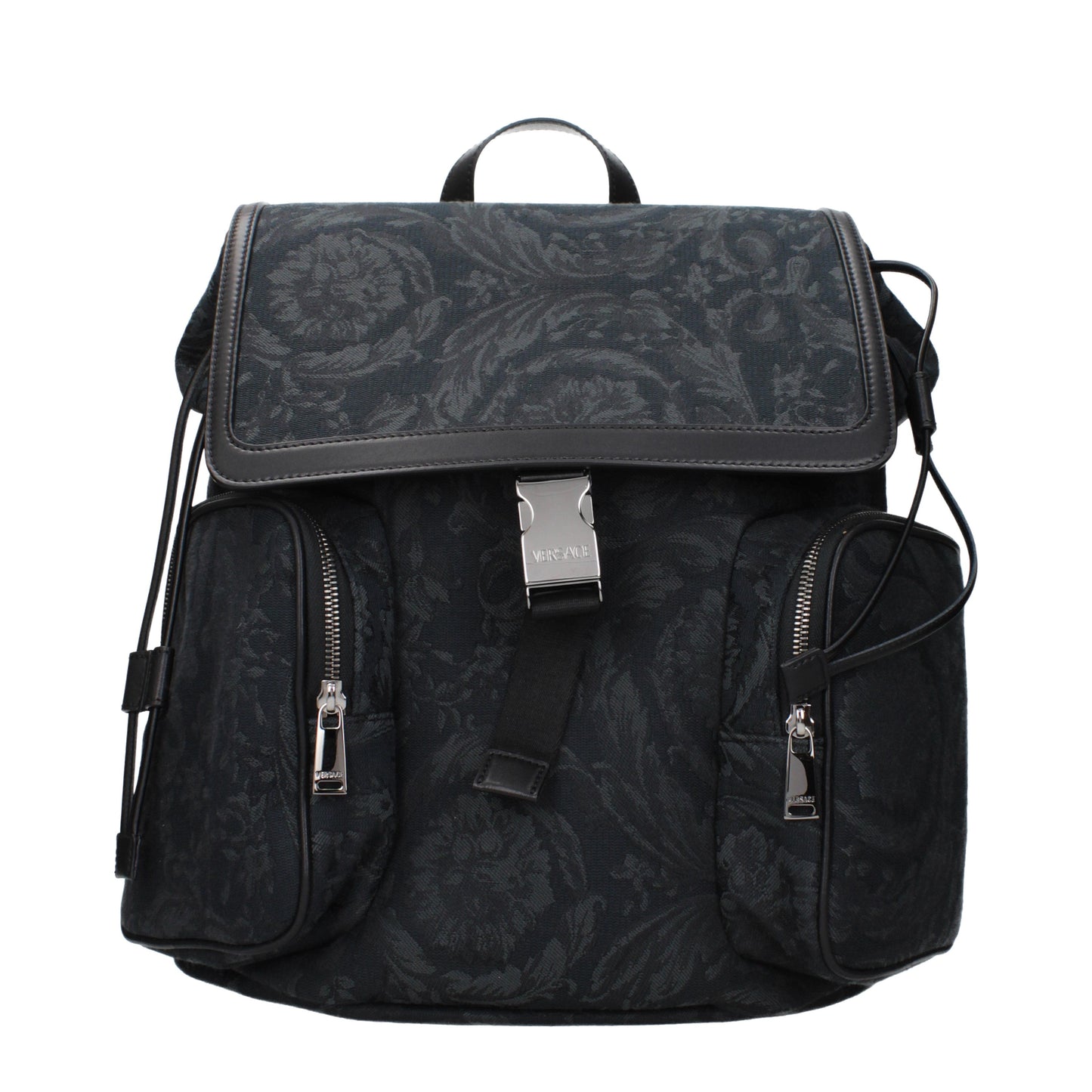 Versace Backpacks and Bumbags Men Fabric  Black