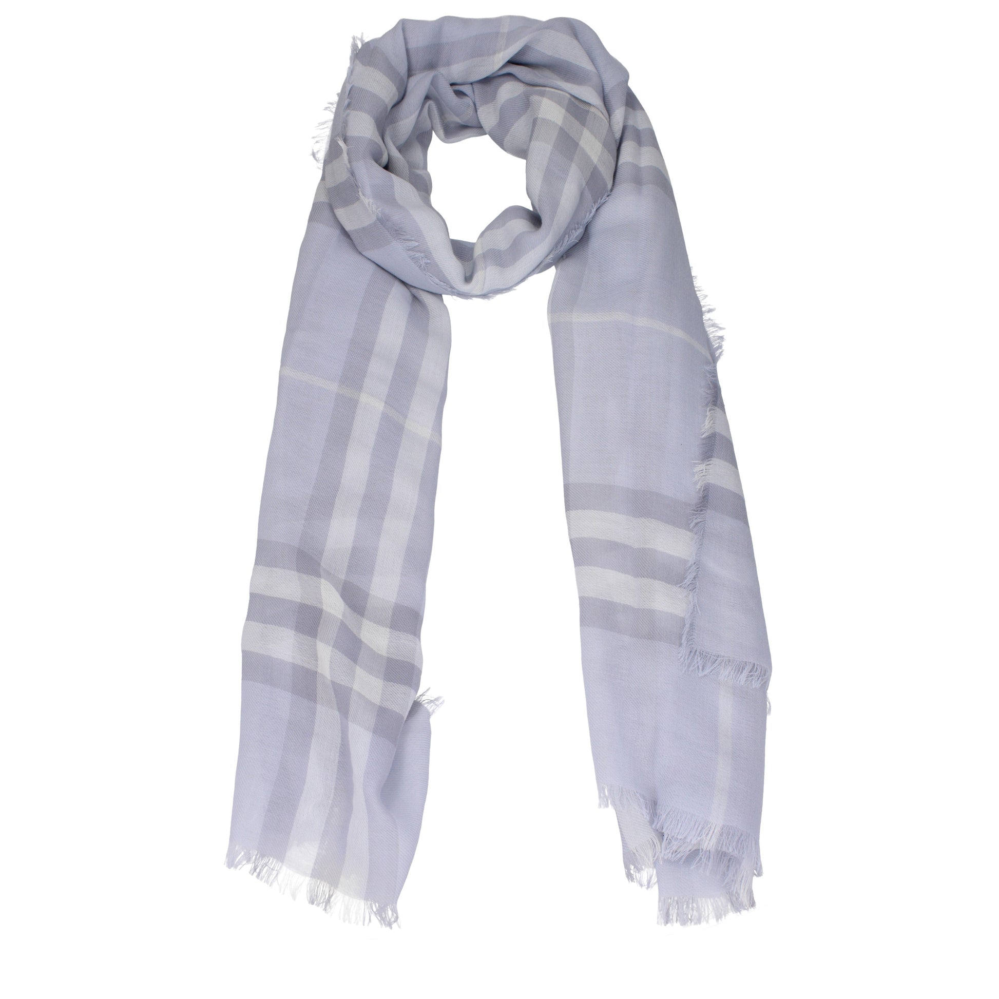 Burberry Scarves Women Wool Heavenly/Light Blue