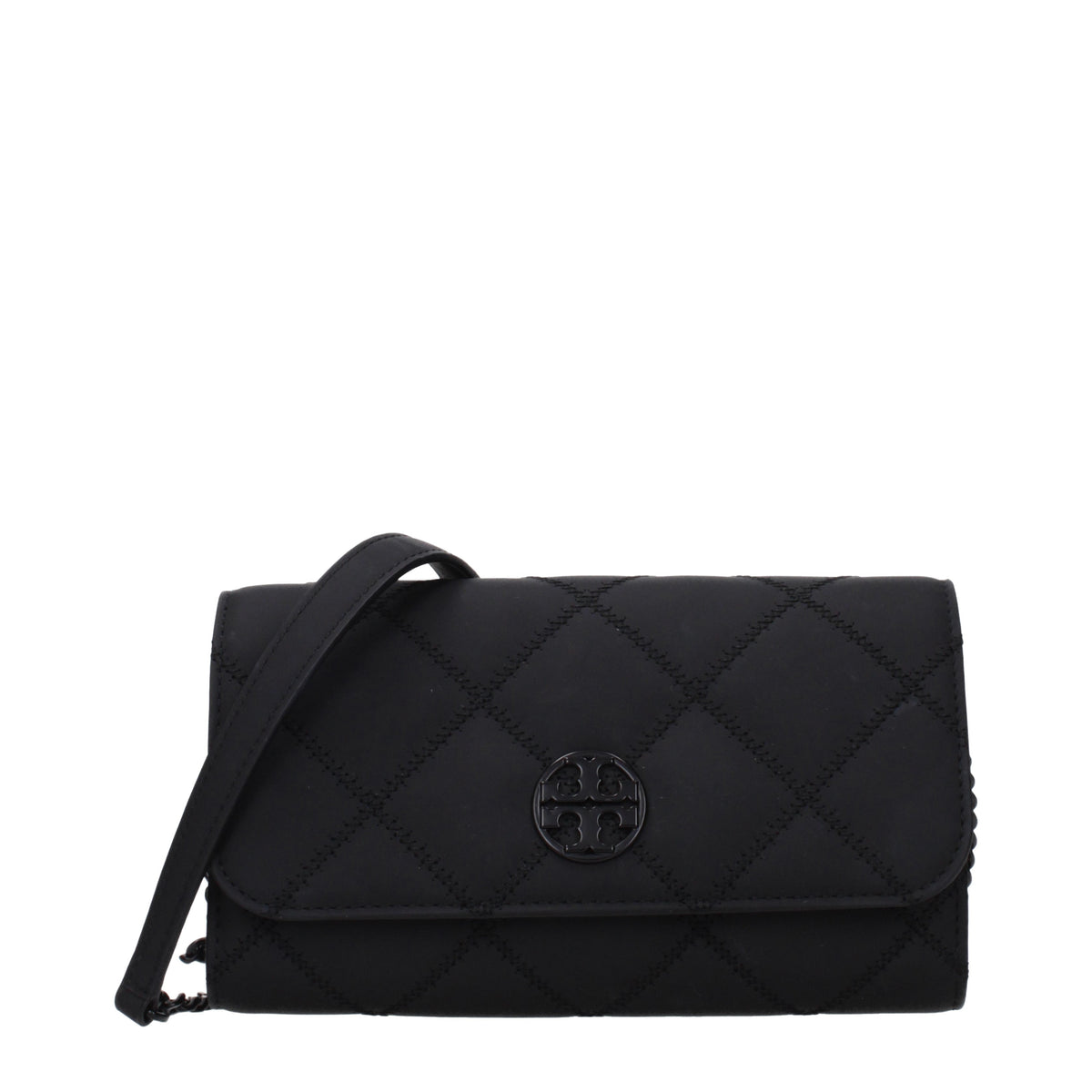 Tory Burch Clutches Women Rubberized Leather Black