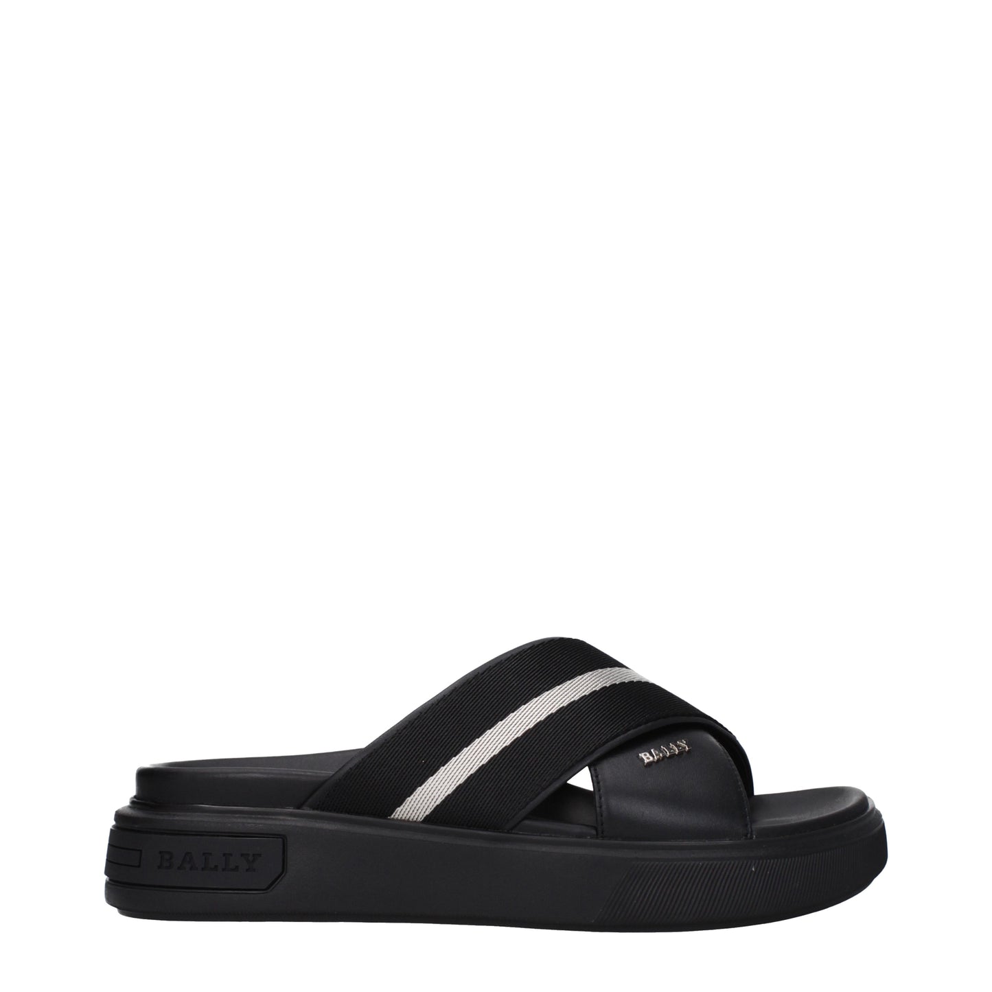 Bally Sandals & Slippers Men Leather Black/Black