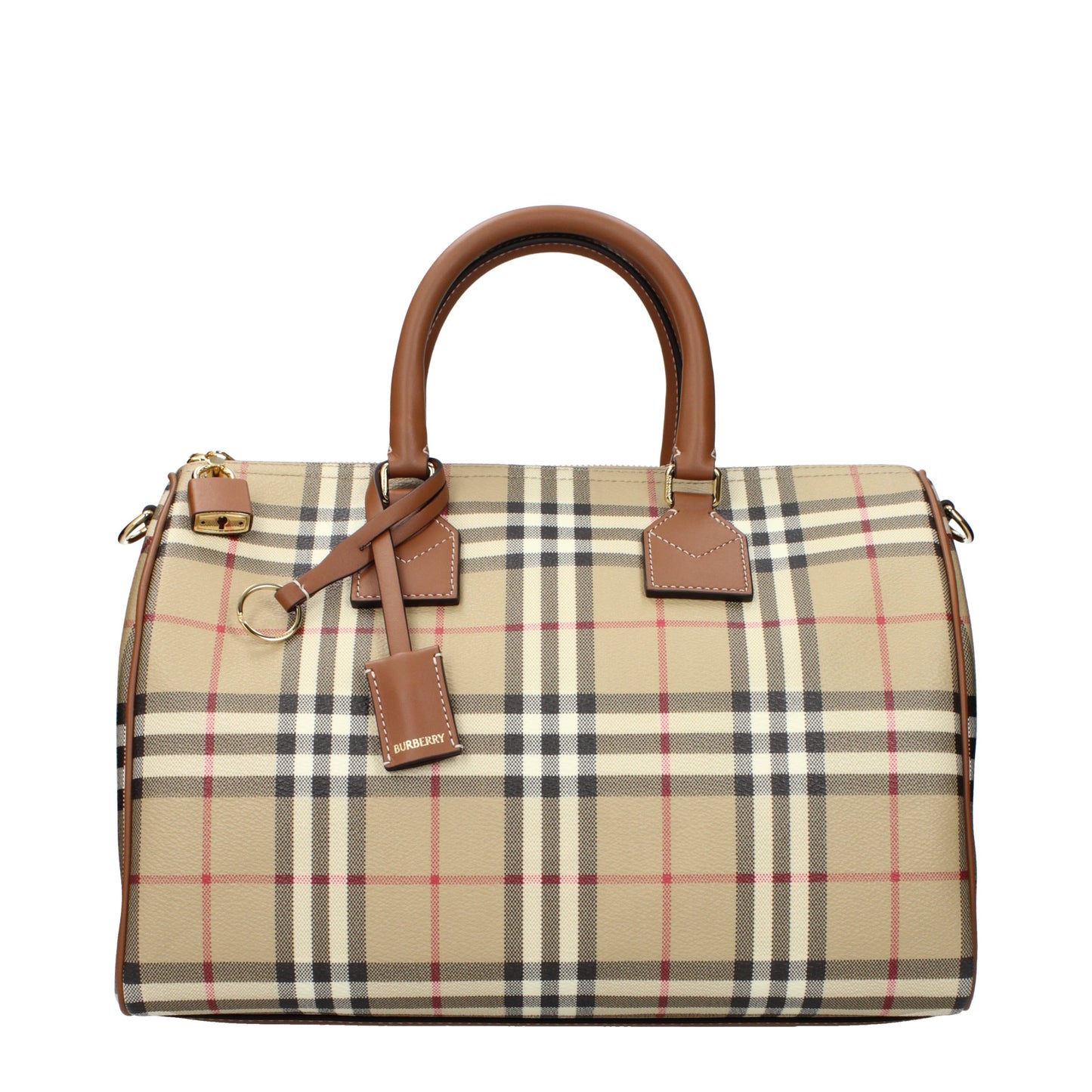 Burberry Handbags Women Fabric  Beige/Brown