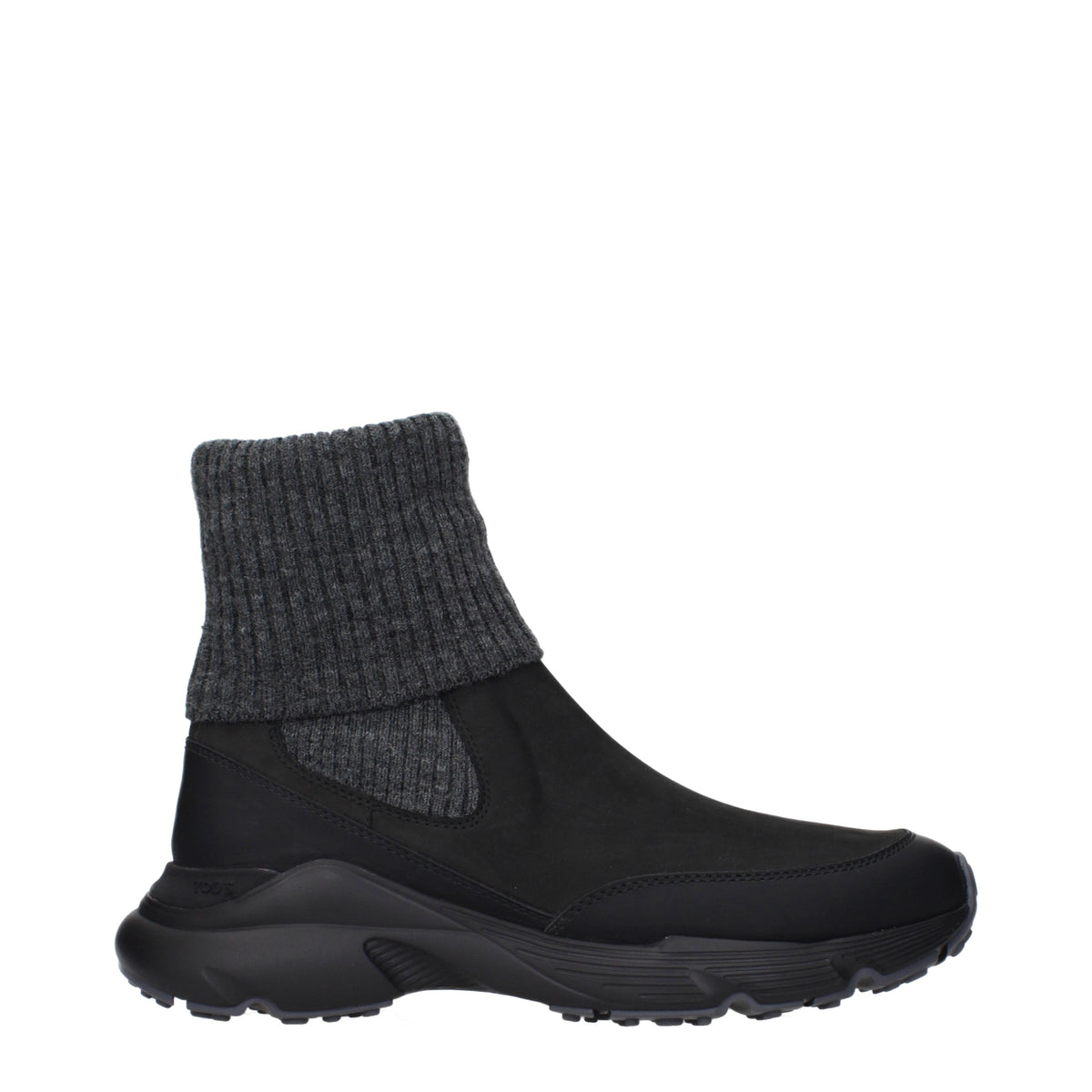 Tod's Ankle Boots Women Suede Black/Grey