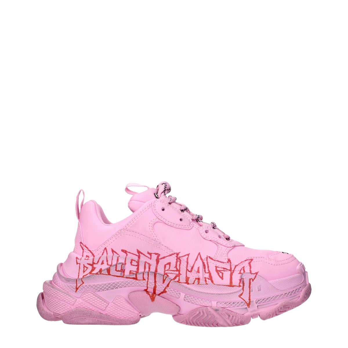 Balenciaga Sneakers Women Leather Pink/Black